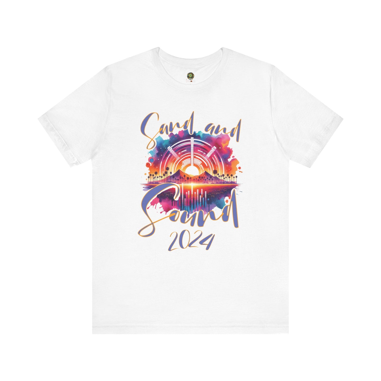 Bohemian Desert T-Shirt Sand and Sound 2024 Festival Tee for Music Lovers Boho Style Concert Wear Desert Vibes