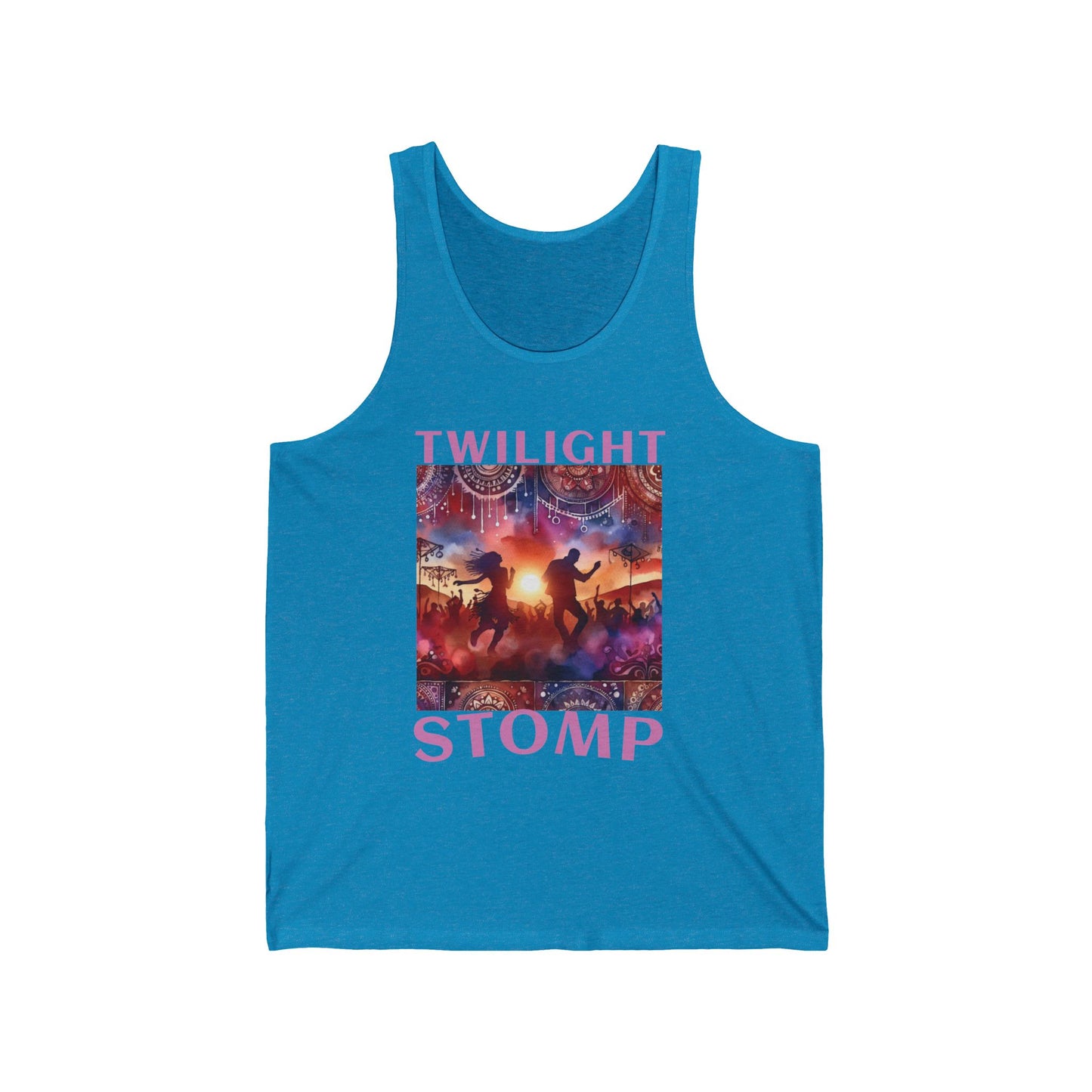 Artistic Festival Tank Top for Music Lovers and Festival-Goers Desert Music Trendy Summer Wear