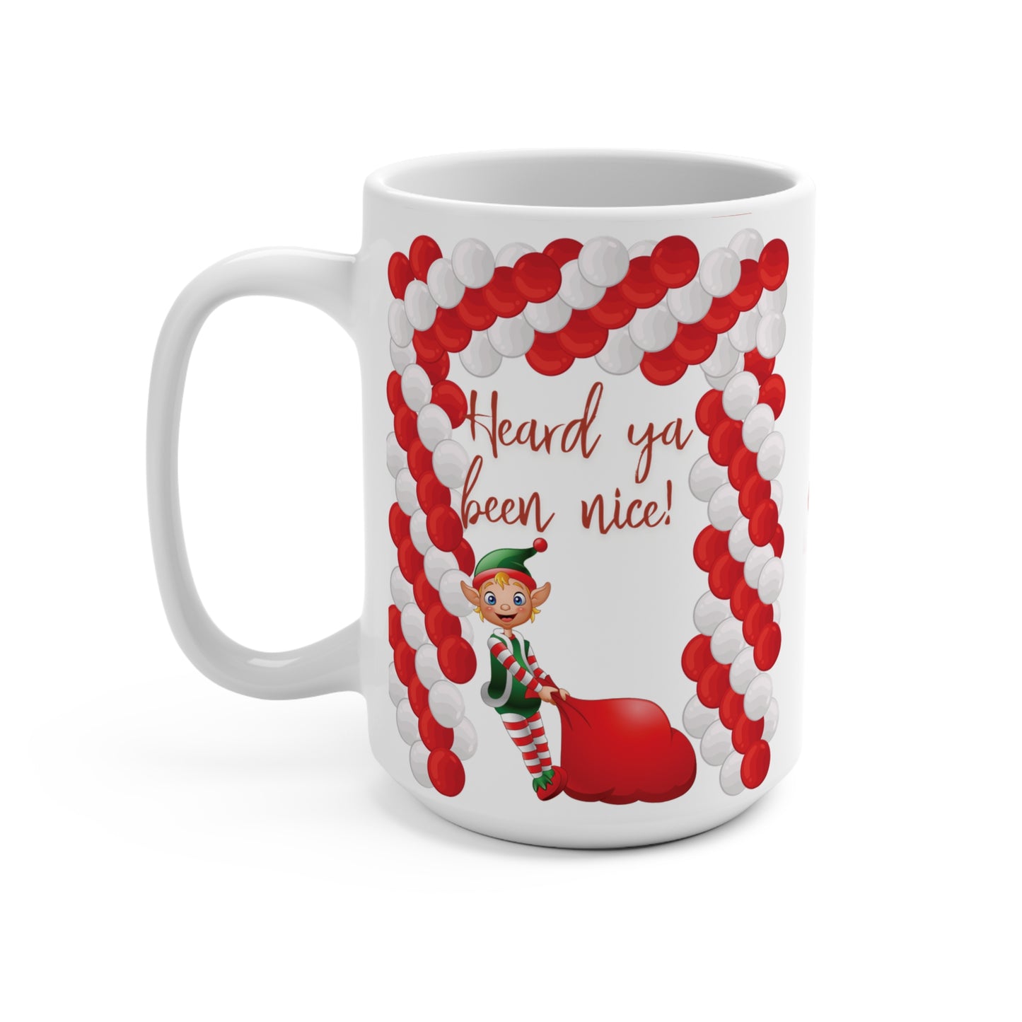 Christmas Elf Retro Mug Nostalgic Seasonal Gift Quirky Holiday Mug Unique Seasonal Drinkware Holiday Humor Mug
