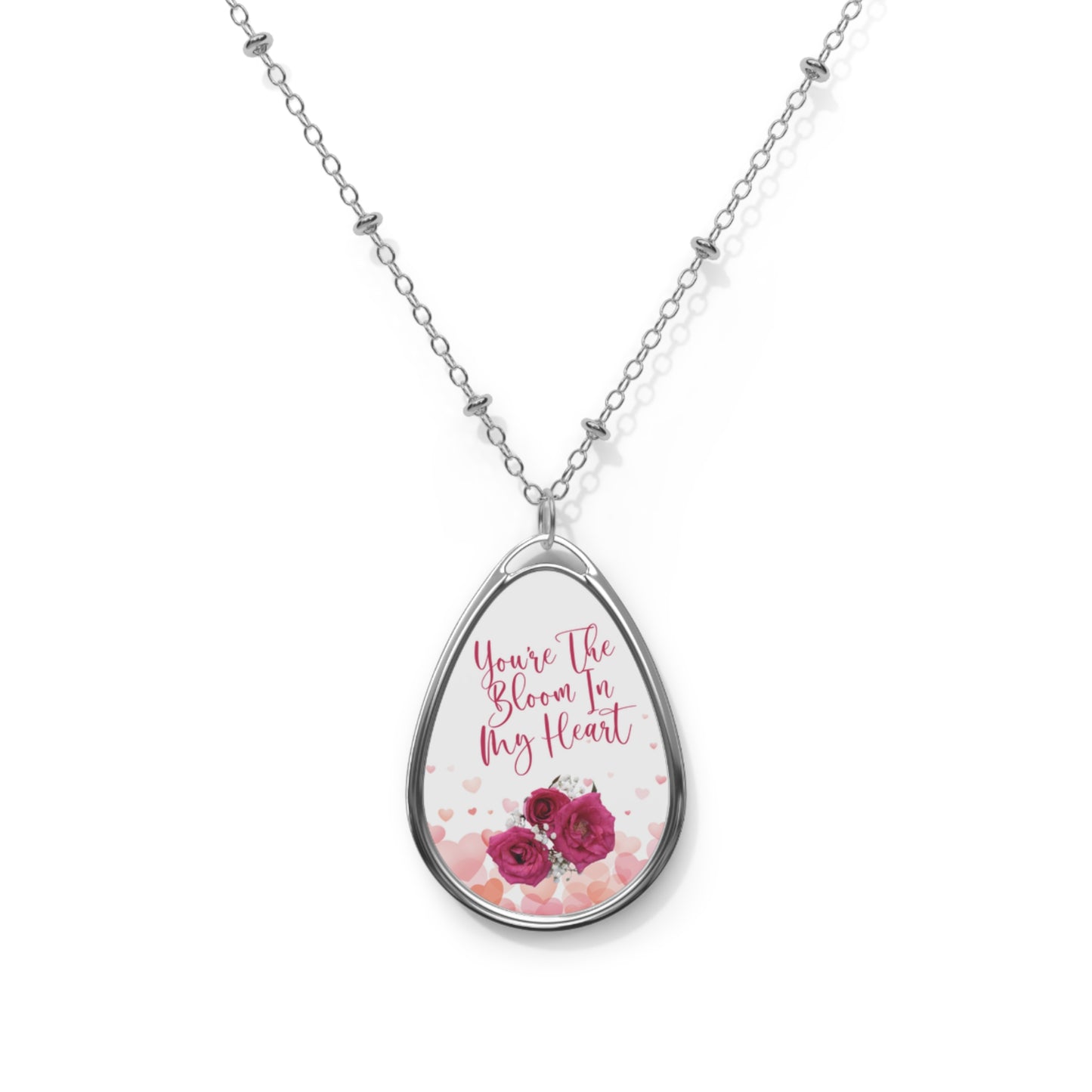 Romantic V- Day Jewelry Necklace Gift For Her Floral Heart Pendant Elegant Valentine Necklace Gift jewelry for Anniversaries And Special Occasions