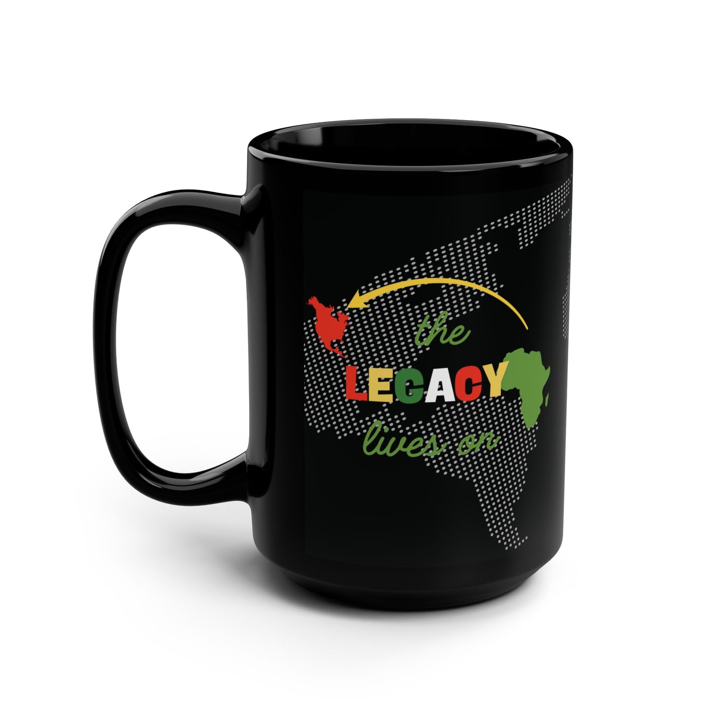 Juneteenth Cultural Pride Black Empowerment Gift Mug limited edition Legacy Tribute Heritage Map Cup Unique Africa To America Design Drinkware