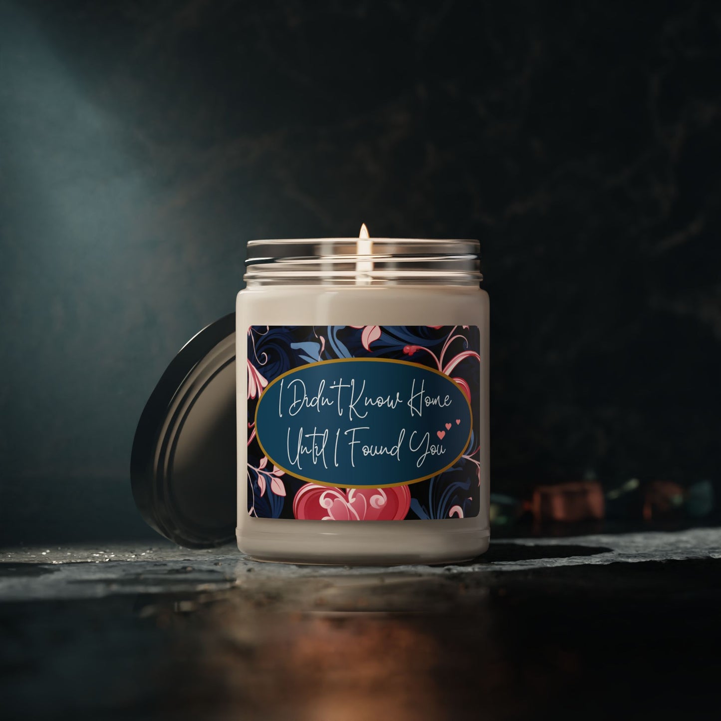 Valentine's Day Romantic Room Decor Candle Scented Heartfelt Candle Gift For Partner Sentimental Eco-Friendly Long-Burn 9oz Soy Wax Candle
