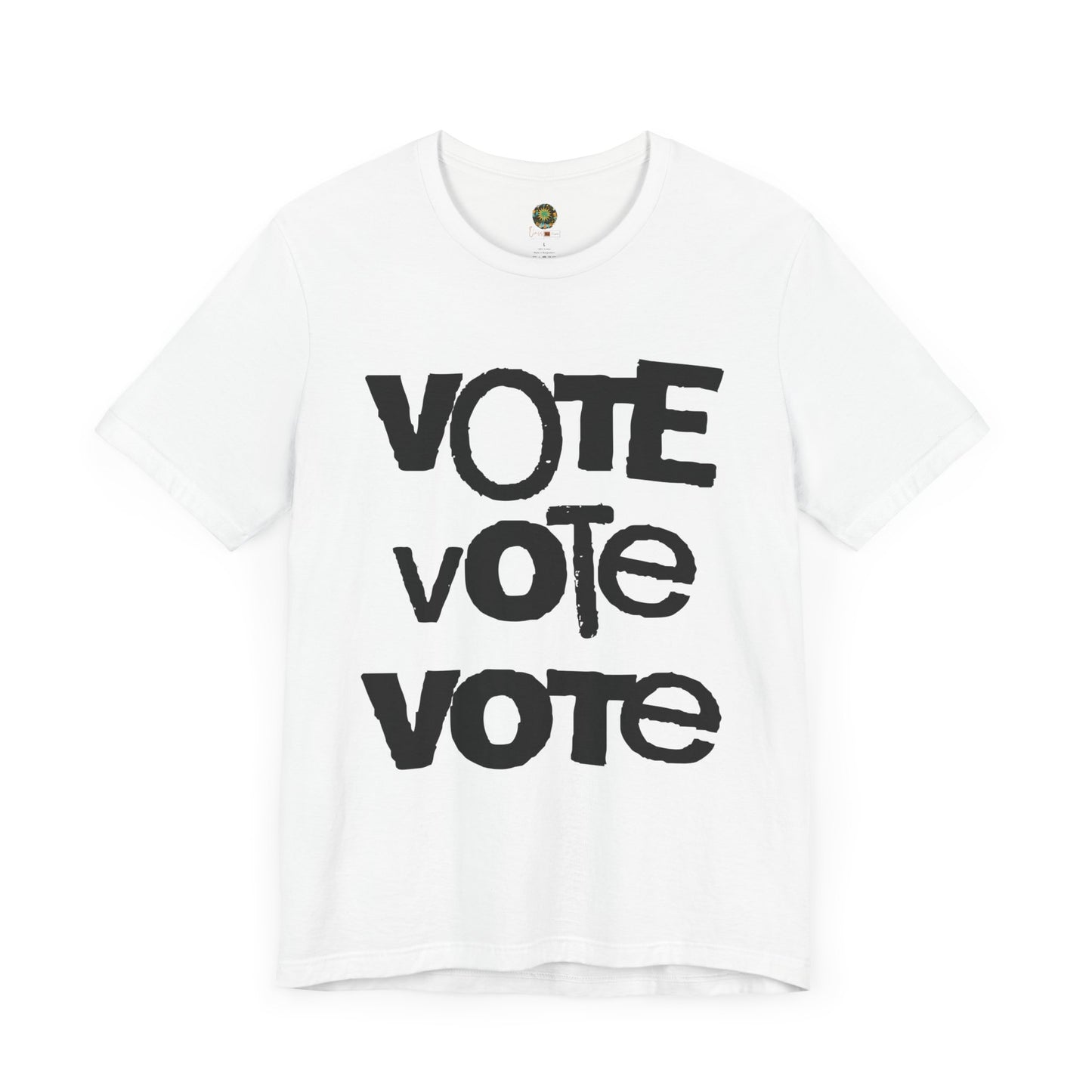 US Election 2024 T-Shirt Vote Vote Vote Bold Statement Tee for Civic Engagement Democracy Voting Rights