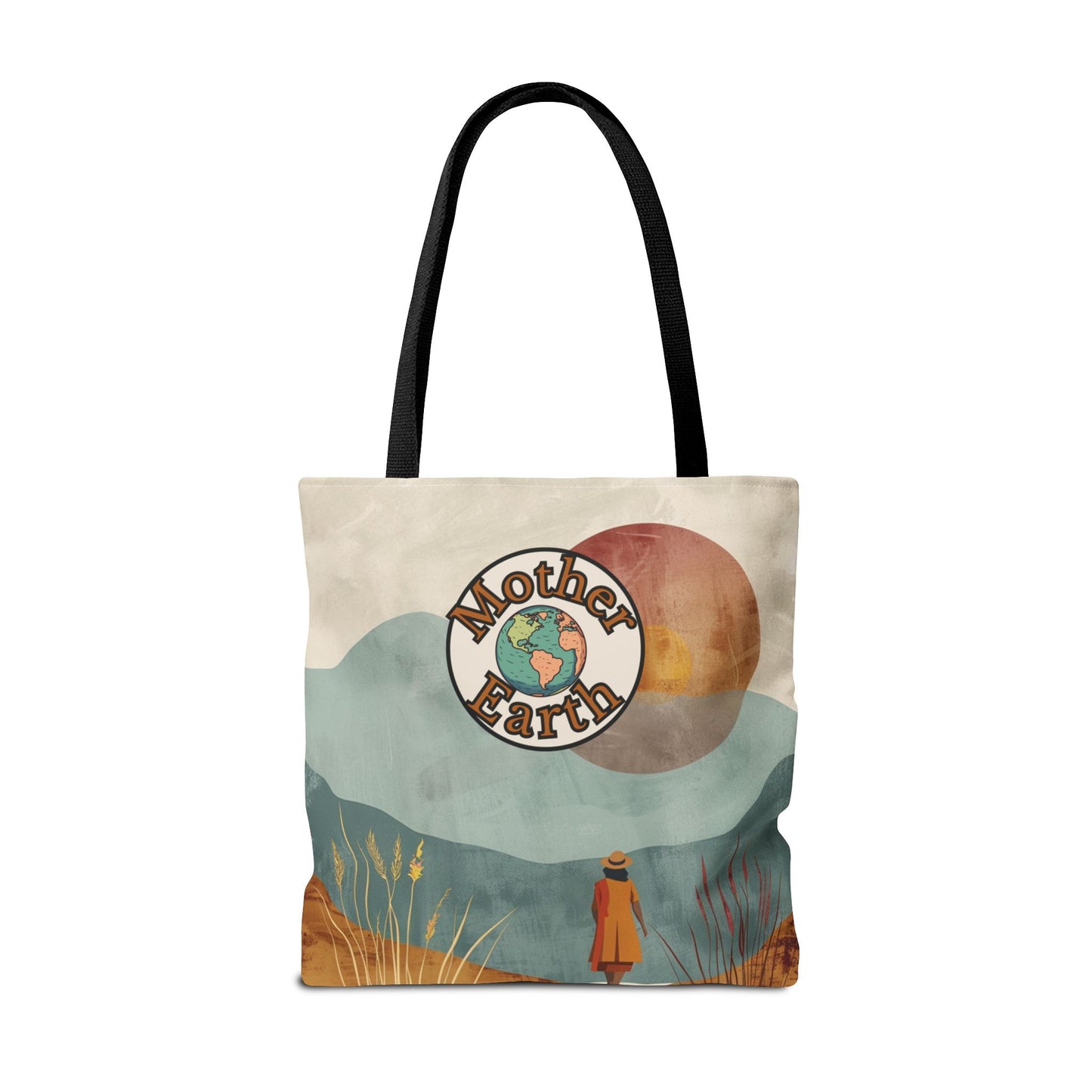 Everyday Earth Day Tote Planet Protector Environmentalist Gift for Her Reusable Eco Bag Woman-Owned Business Product Earth Tribute Accessory