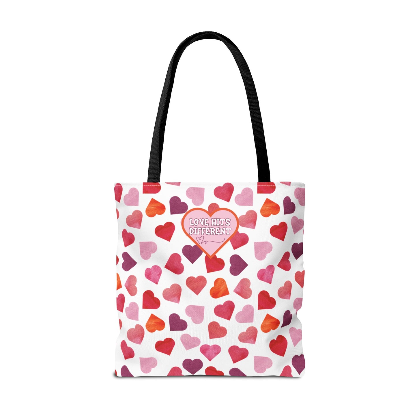 Trendy Love-Themed Reusable Valentine's Day Tote Gift for Her Aesthetic Gen Z Heart Design Large Storage Romantic and Stylish Tote Bag