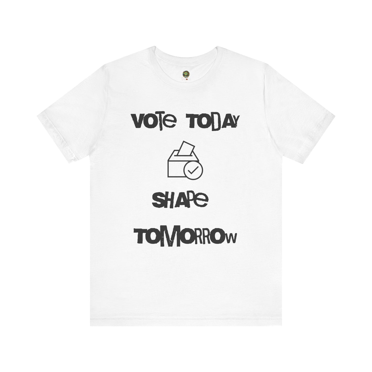 US Election 2024 T-Shirt Vote Today Shape Tomorrow Ballot Box Graphic Tee for Civic Engagement Voting Rights
