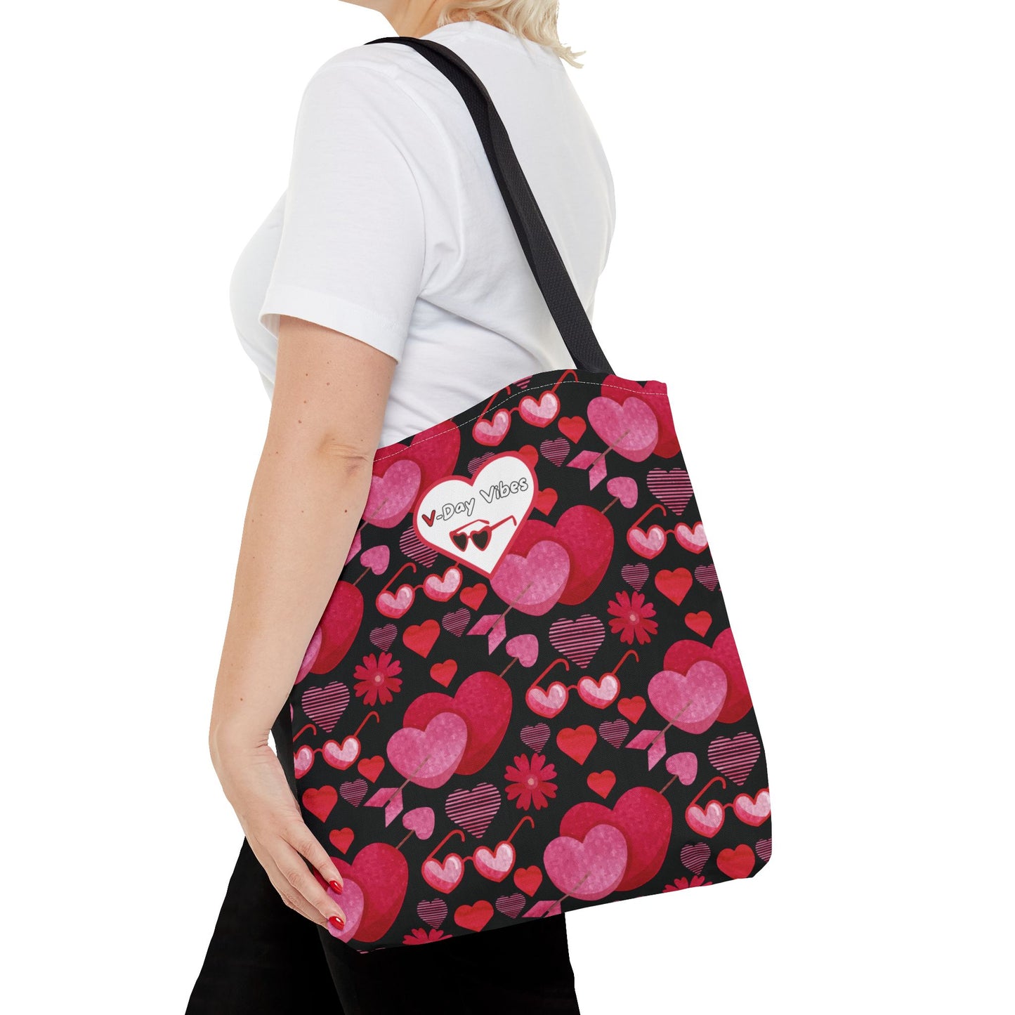 V-Day Vibes Tote for Love and Romance Perfect Valentine's Gift Tote for Her Fun and Playful Bold Design Love Tote Perfect Gift Bag for Valentine