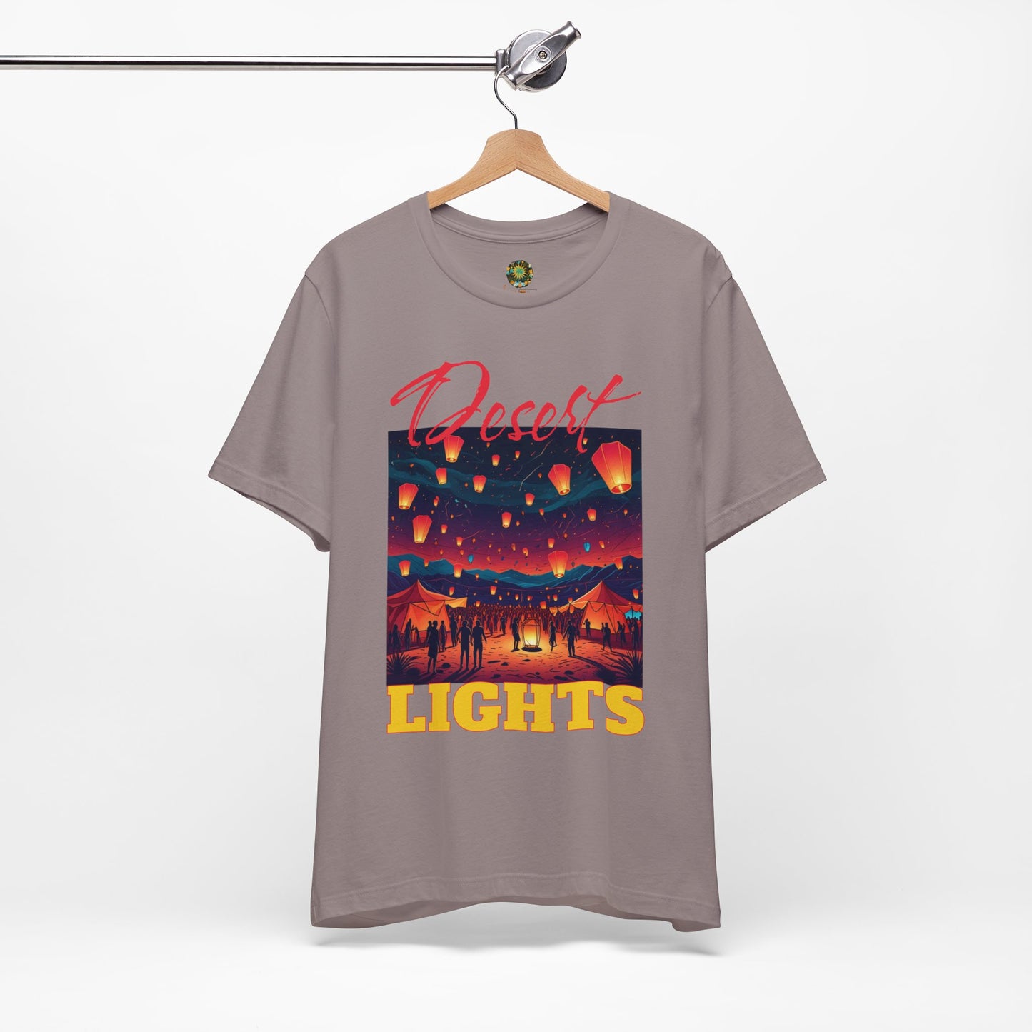 Bohemian Festival T-Shirt Desert Lights Tee Trendy Summer Wear Artistic Desert Style Fashion Shirt for Music Festival Lovers