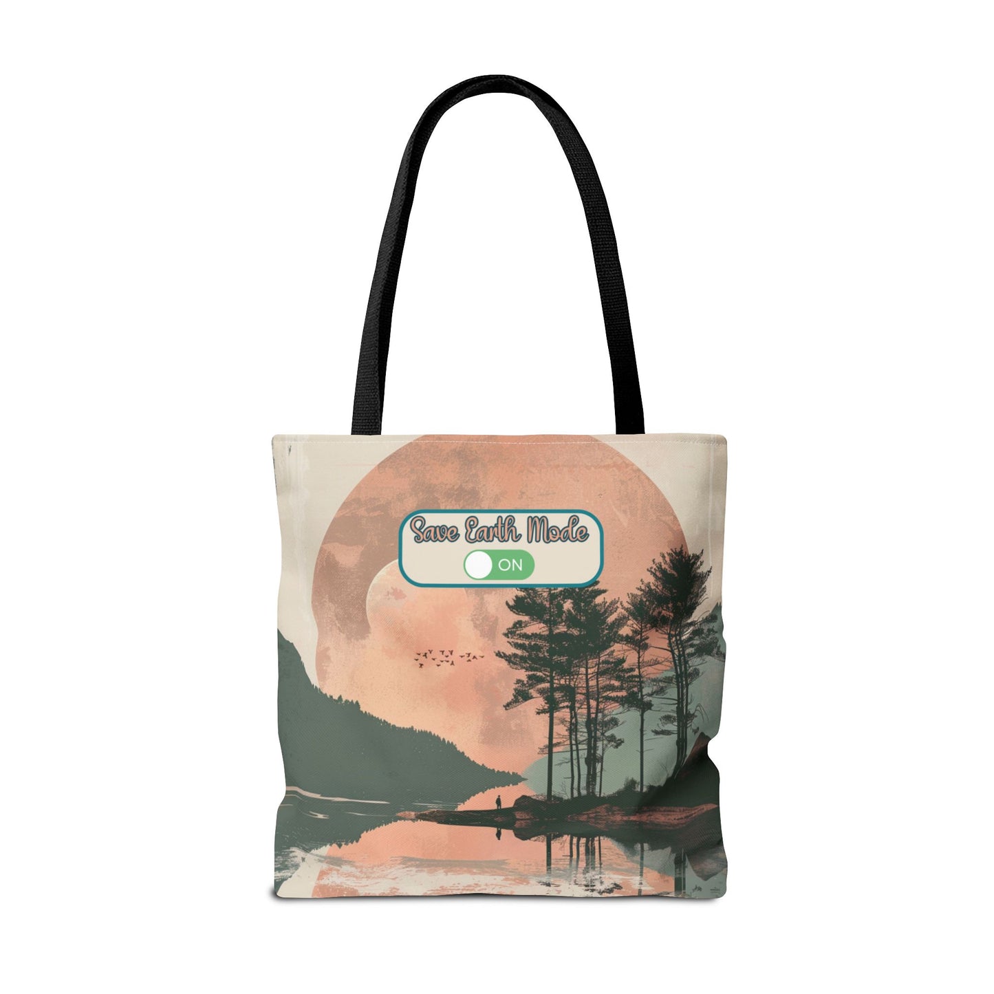 Eco Friendly Earth Day Climate Action Design Bag Sustainable Lifestyle Environmentalist Gift For Nature Lover Climate Positive Accessory Tote