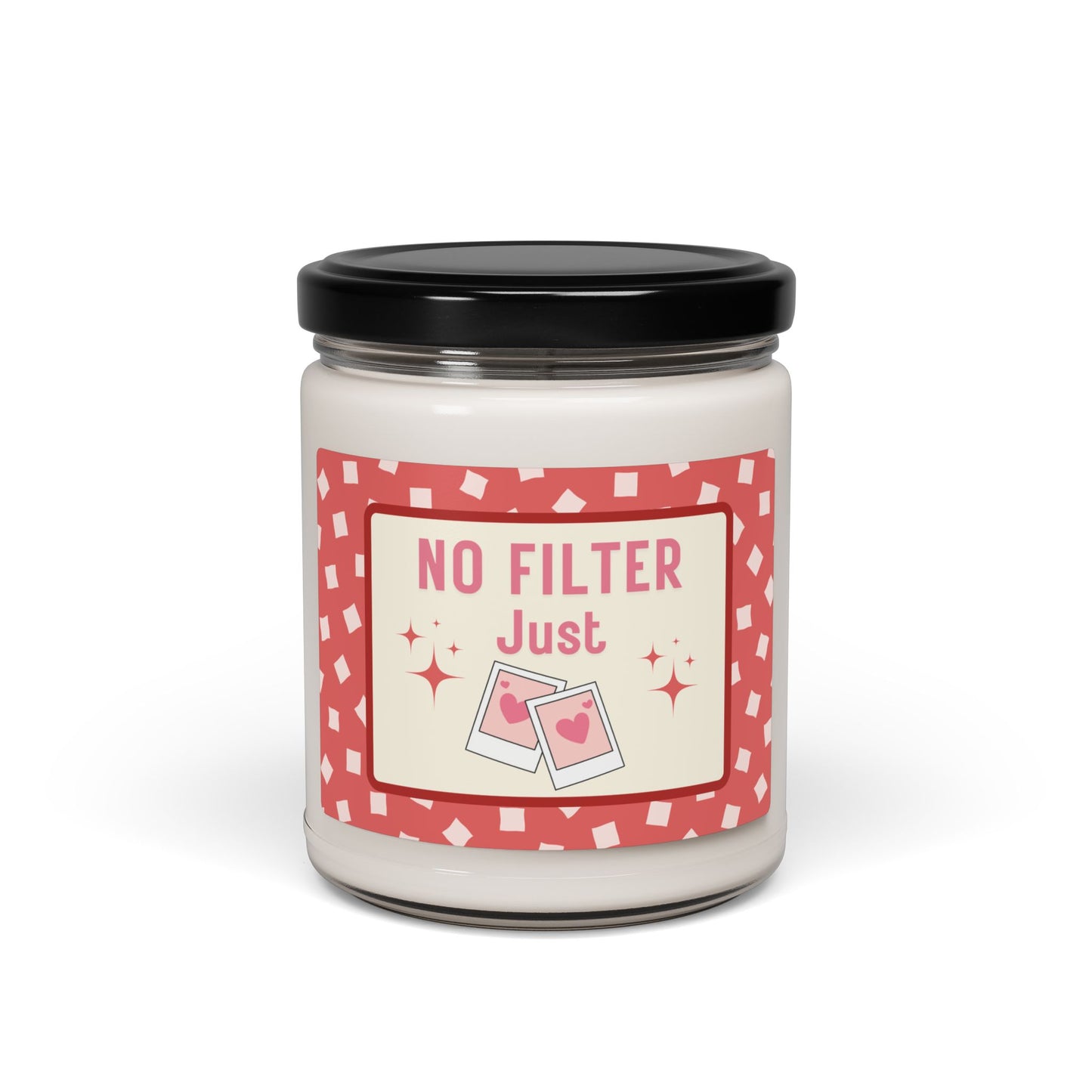 Fun Romantic Candle Gift For Partner Romantic Playful Aromatic Candle Trendy Couple's Valentine Candle Gift Geometric Pink Decorative Love Candle