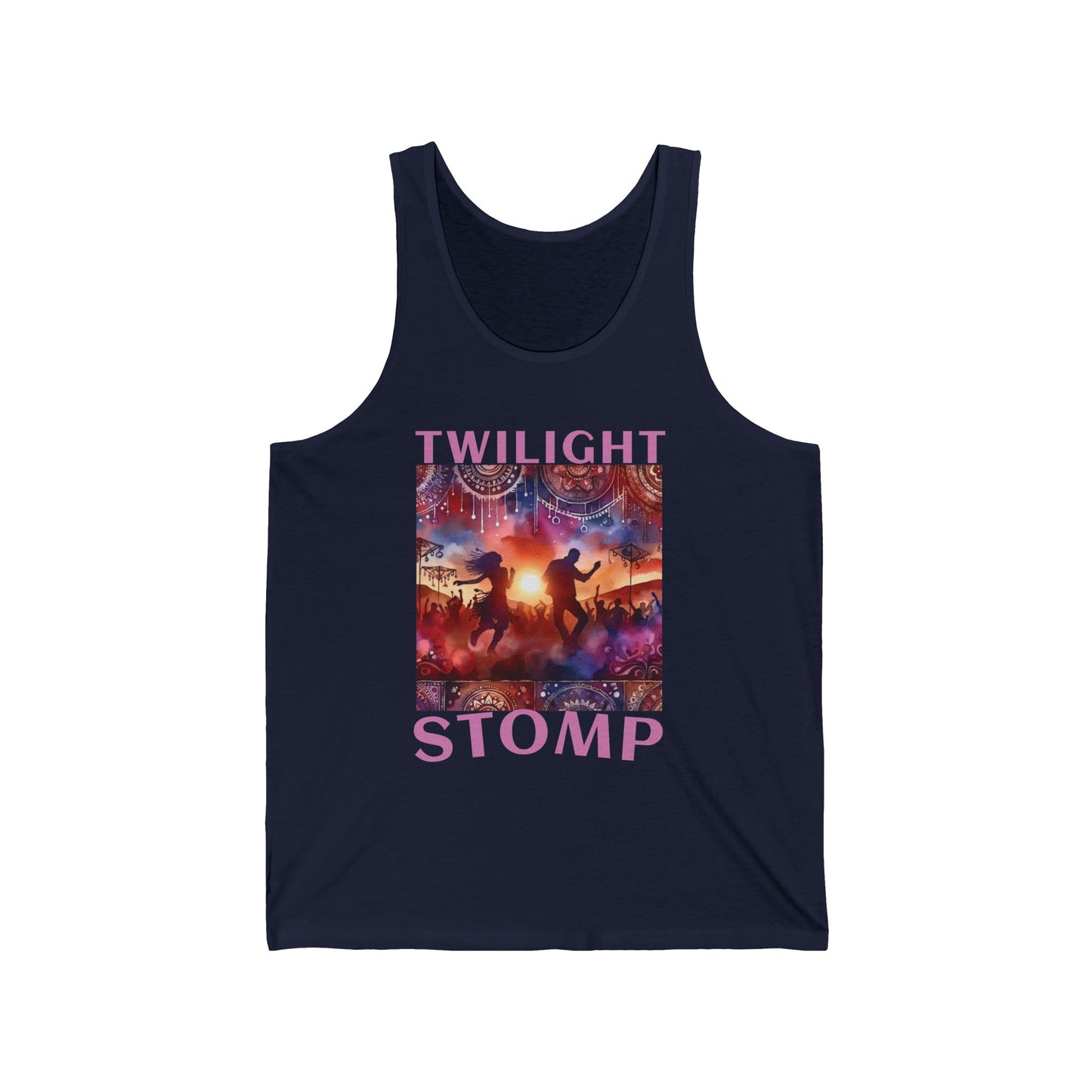 Artistic Festival Tank Top for Music Lovers and Festival-Goers Desert Music Trendy Summer Wear