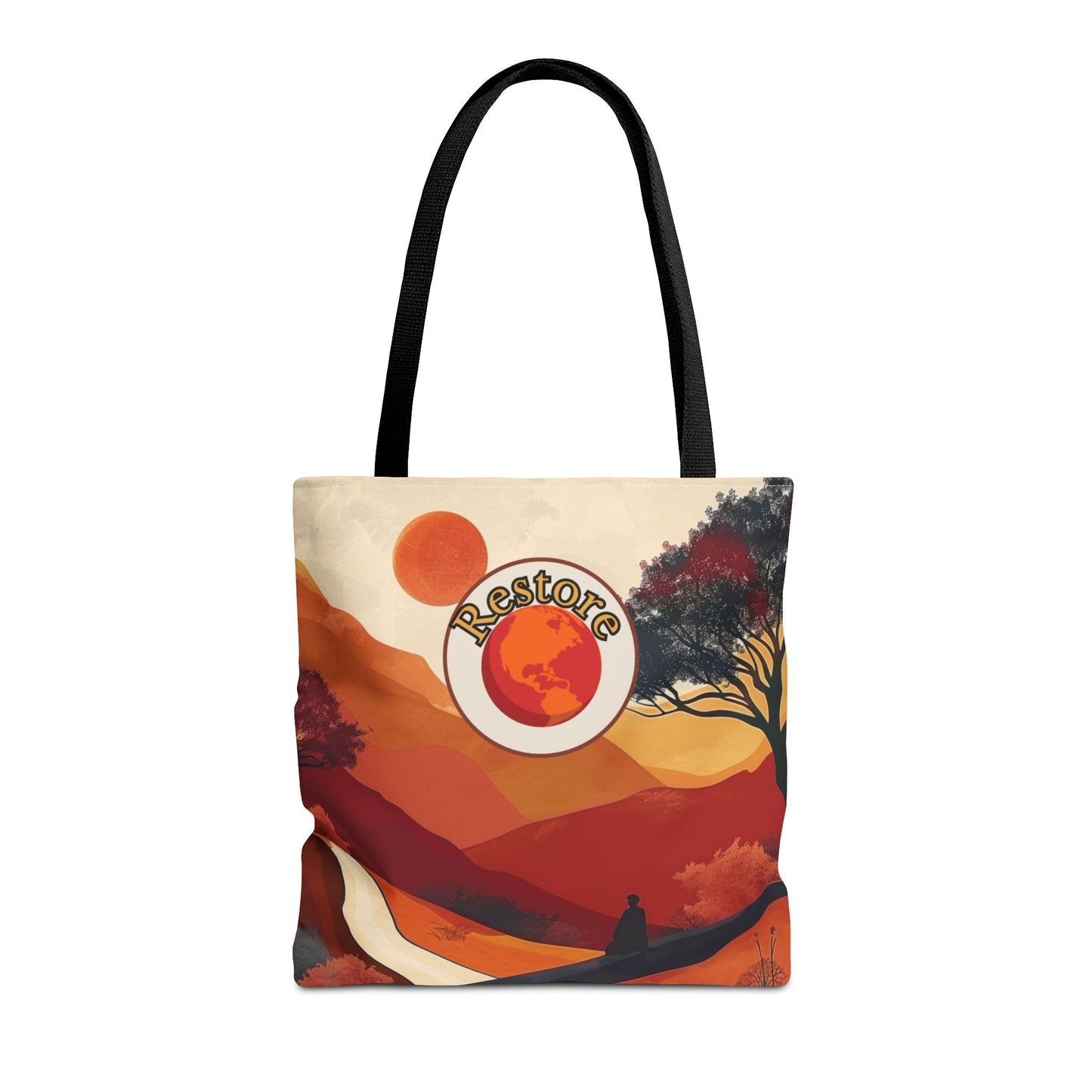Eco-Friendly Earth Day Reusable Nature Tote Sustainable Planet Protector Lifestyle Gift High Quality Tote Bag Restore The Earth Message