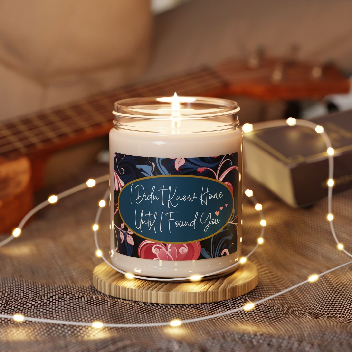 Valentine's Day Romantic Room Decor Candle Scented Heartfelt Candle Gift For Partner Sentimental Eco-Friendly Long-Burn 9oz Soy Wax Candle
