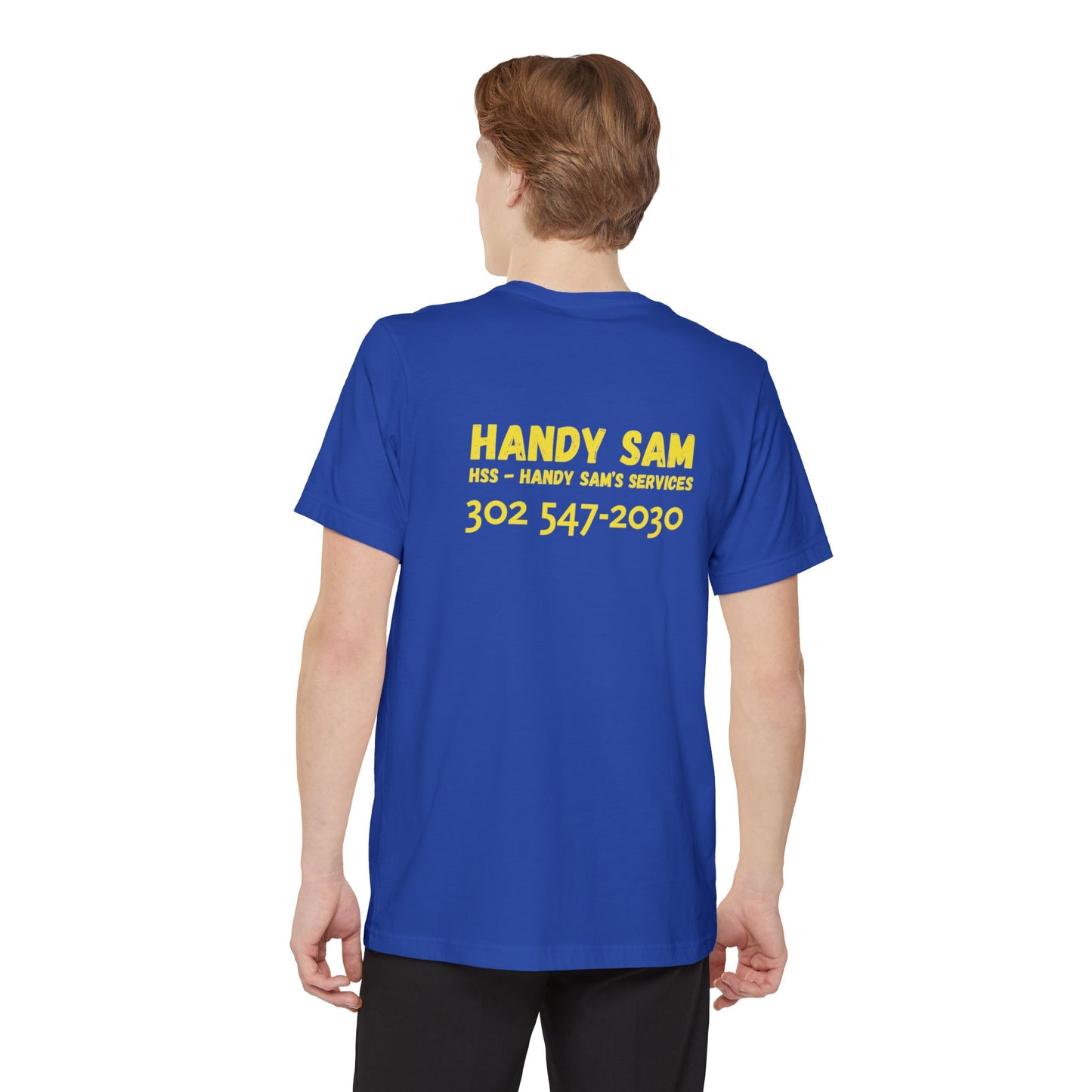 Custom Business T-Shirt Personalized Employee Logo Printed Shirt Small Business Merch Gift for Handyman Apparel Pocket T-Shirt DIY Enthusiast