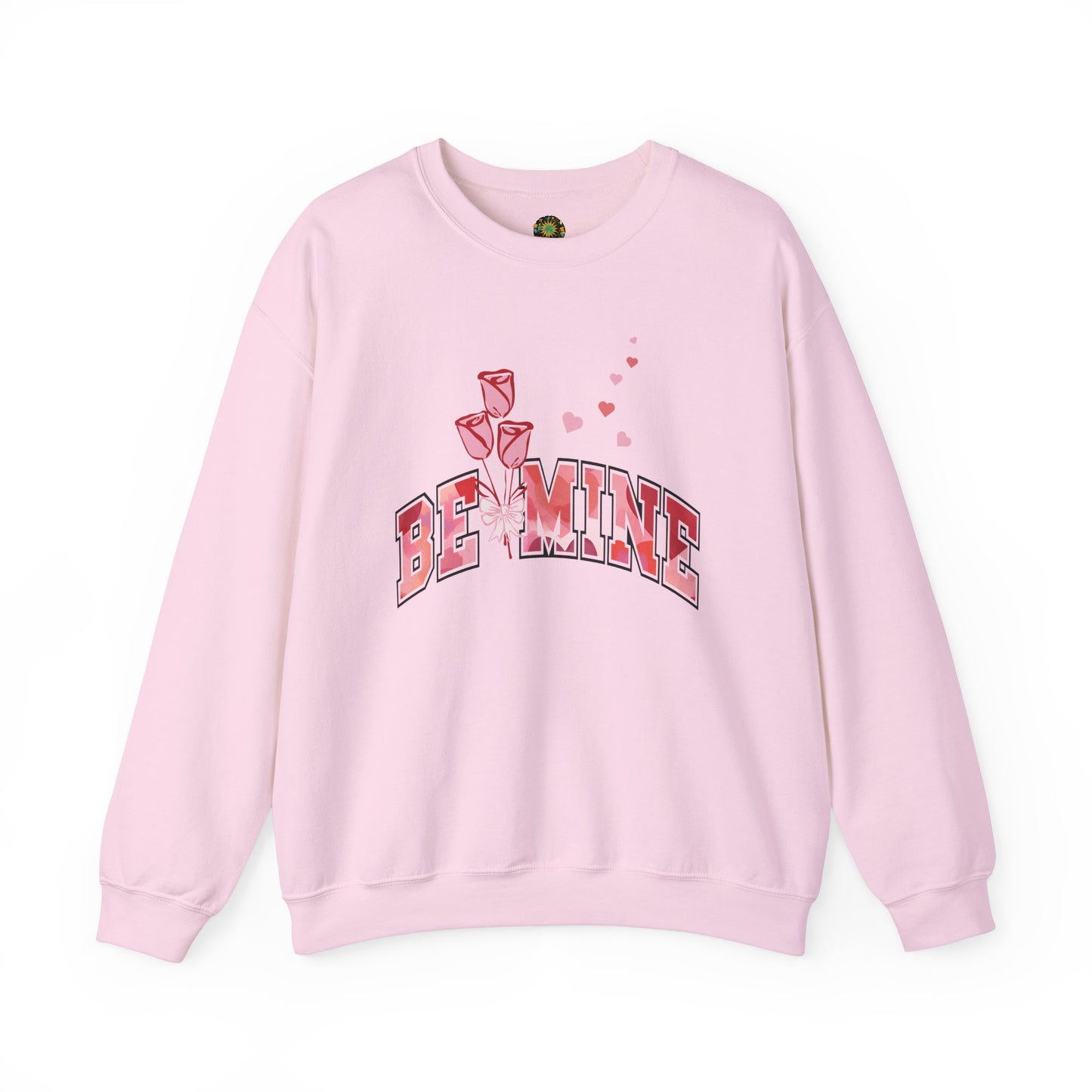 Rose-Themed Valentine Sweatshirt Design Perfect Rose-Bouquet V-Day Outfit Thoughtful Heart And Roses Gift Idea For Lovers Eco-Friendly Winter Wear