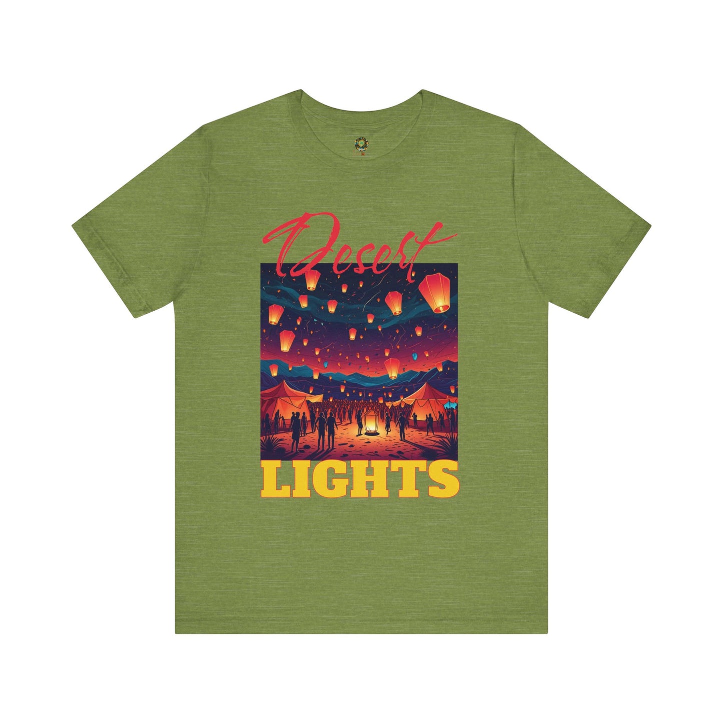 Bohemian Festival T-Shirt Desert Lights Tee Trendy Summer Wear Artistic Desert Style Fashion Shirt for Music Festival Lovers