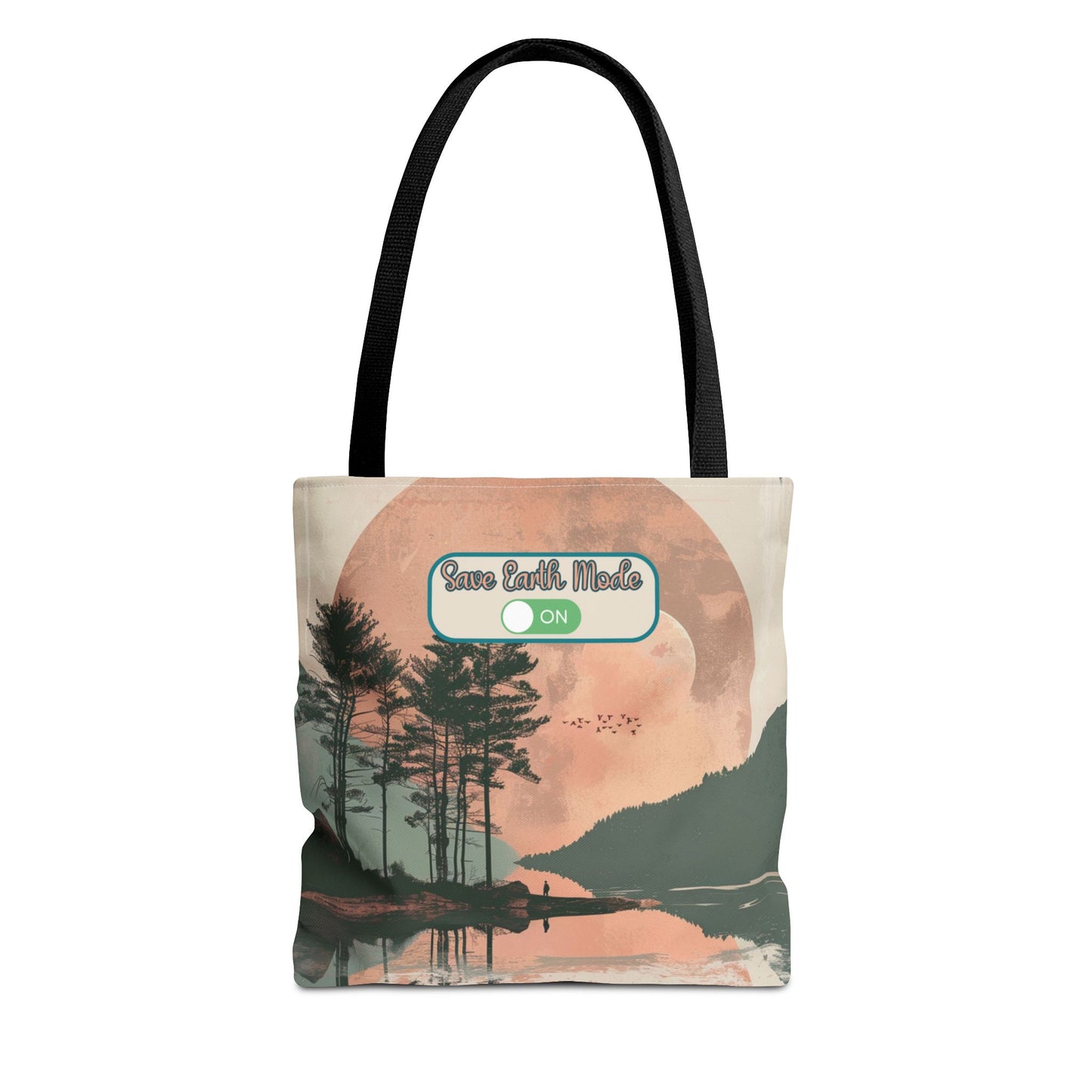 Eco Friendly Earth Day Climate Action Design Bag Sustainable Lifestyle Environmentalist Gift For Nature Lover Climate Positive Accessory Tote