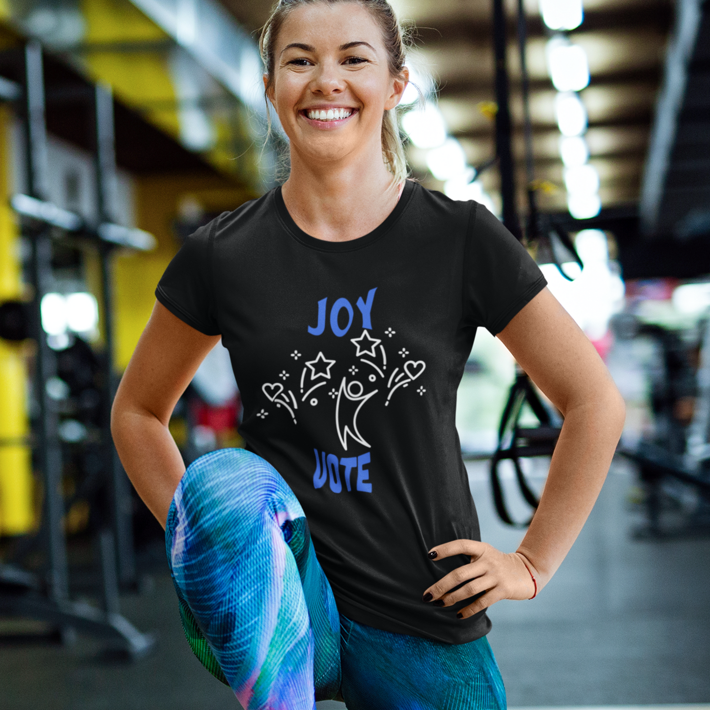 Joyful US Election 2024 T-Shirt Inspirational Civic Engagement Empowerment Tee for Democracy Voting Rights Gift for Political Enthusiasts