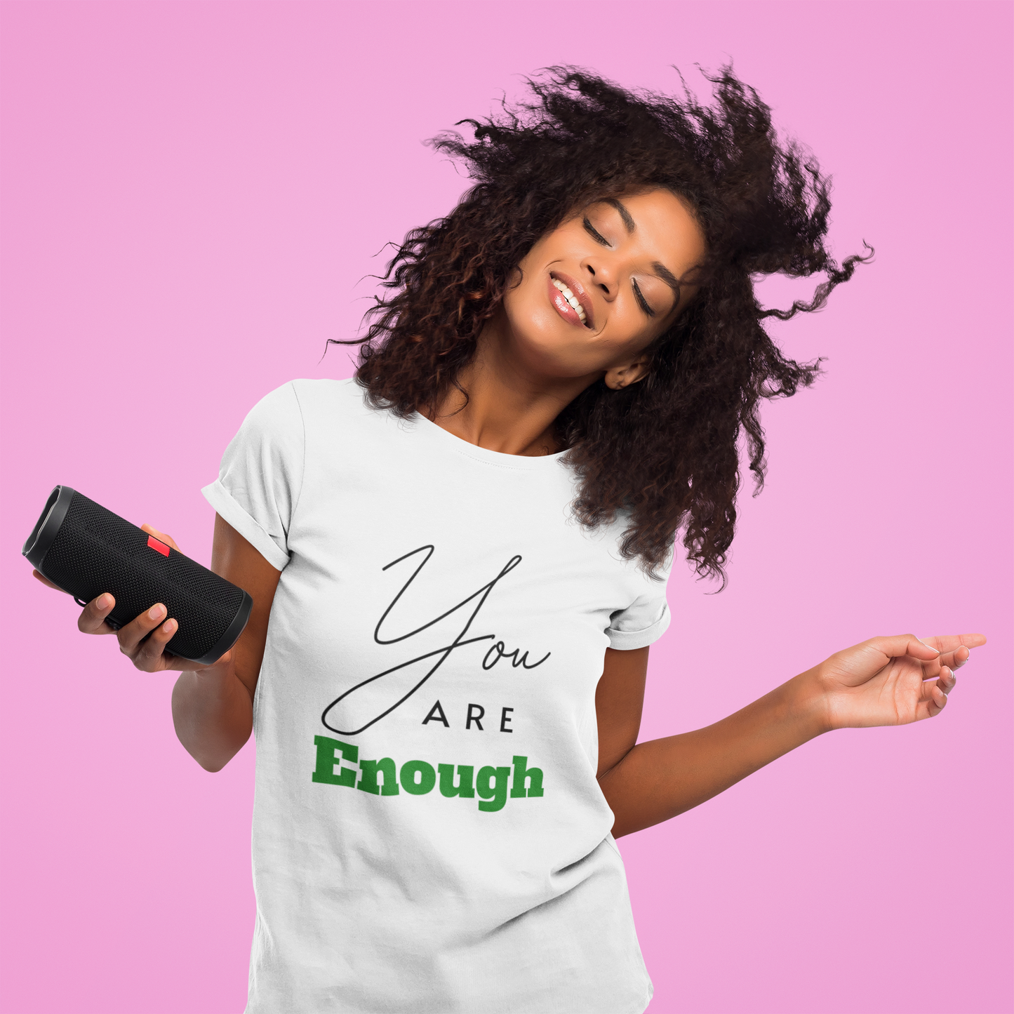 Empowering Shirt for Mental Health Awareness Positive Vibes You Are Enough Tee Promote Self-Worth with Motivating Apparel