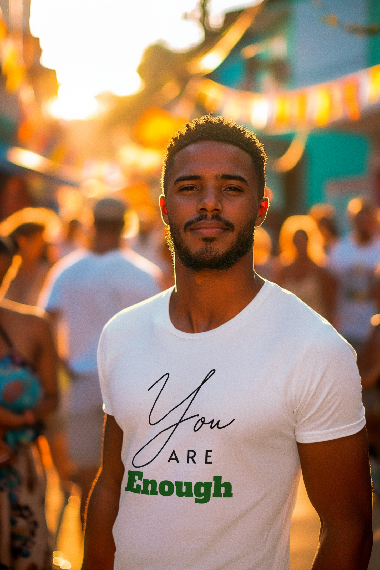Empowering Shirt for Mental Health Awareness Positive Vibes You Are Enough Tee Promote Self-Worth with Motivating Apparel