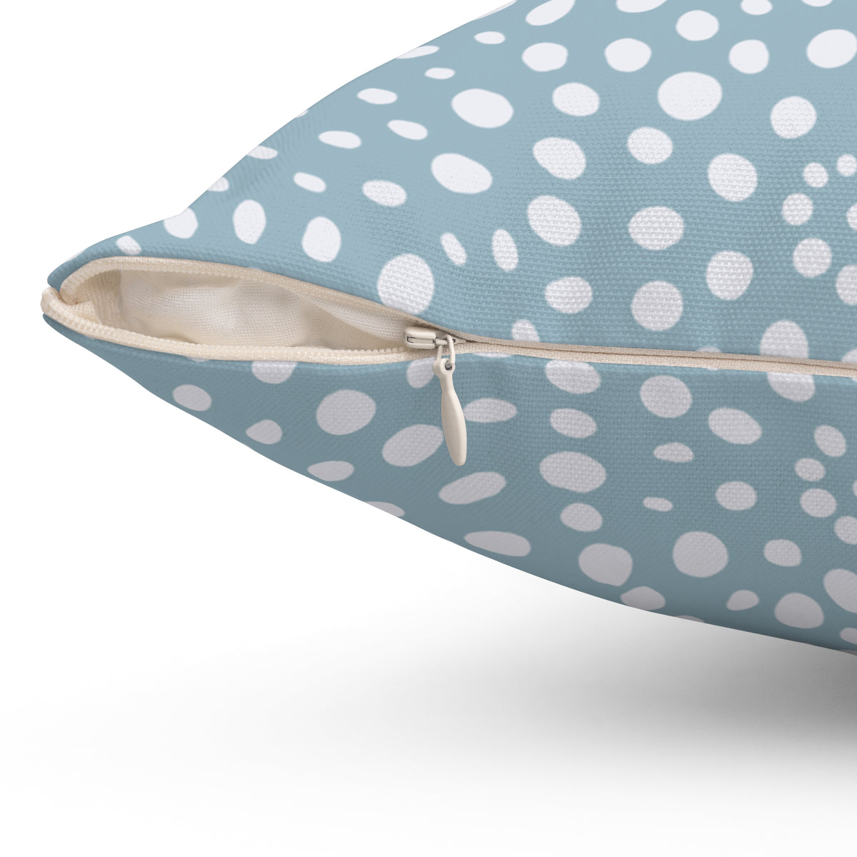 Falling for Fall Blue Floral Pumpkin Pillow