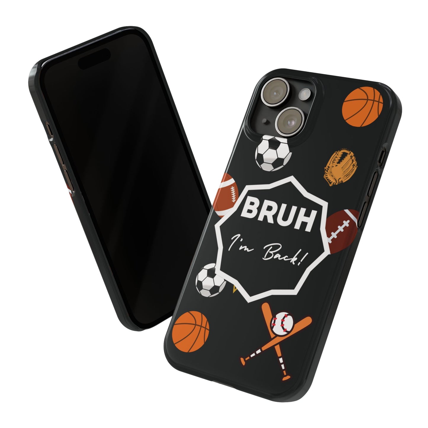 Cool iPhone Case Trendy Phone Cover Fashionable Sport- Themed Phone Case Back To School Year Essentials Gear