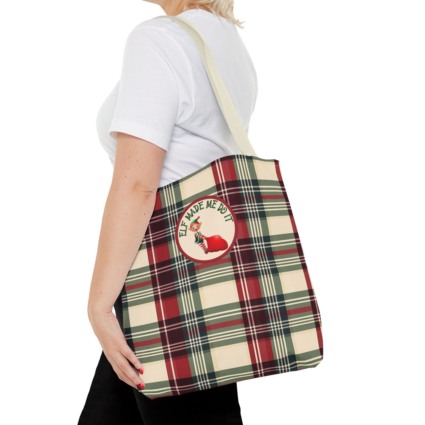 Christmas Eye-Catching Elegant Tote for Shopping Trips Gift Exchanges Holiday Errands Eco-Friendly Re-usable Tote Gift for Someone Special