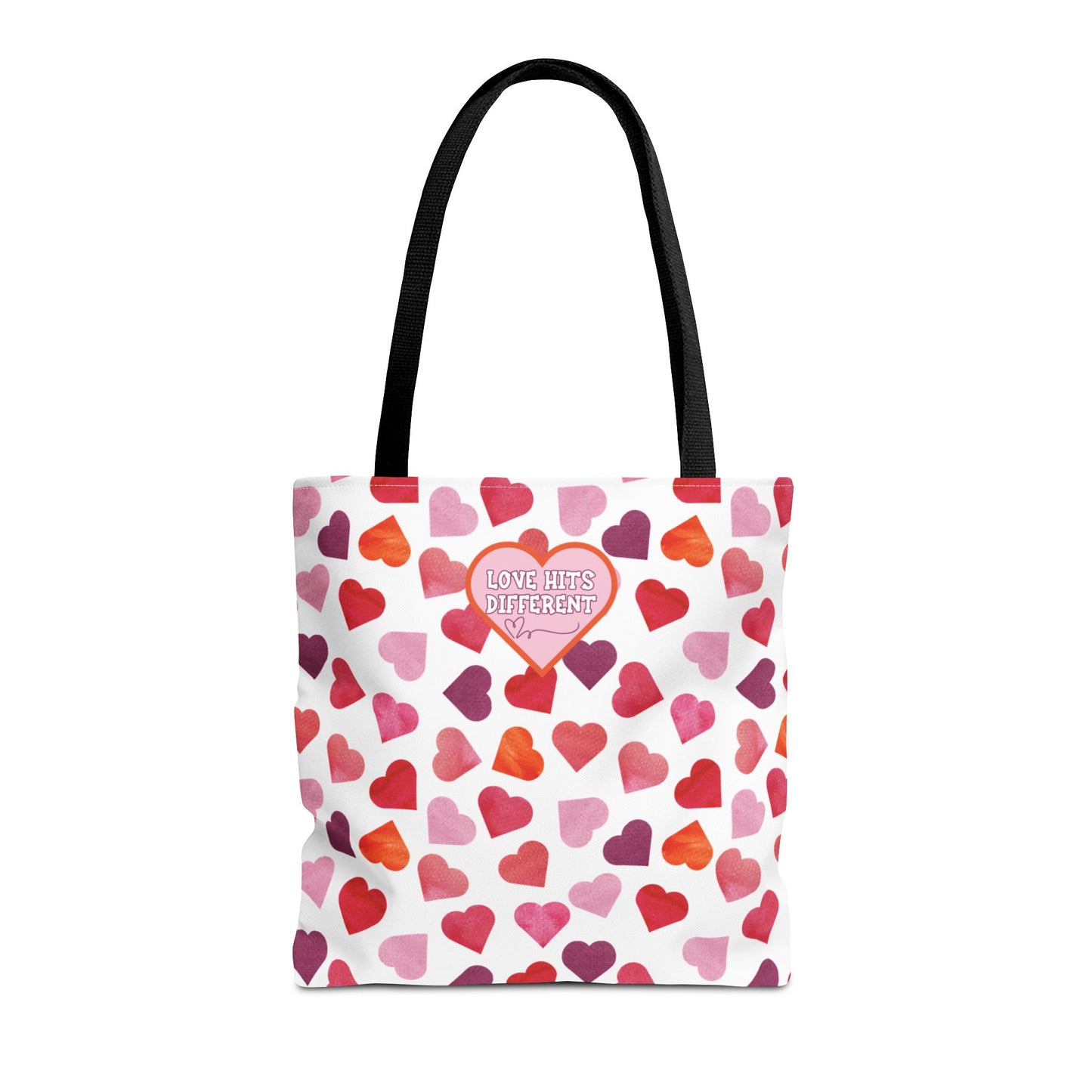 Trendy Love-Themed Reusable Valentine's Day Tote Gift for Her Aesthetic Gen Z Heart Design Large Storage  Romantic and Stylish Tote Bag