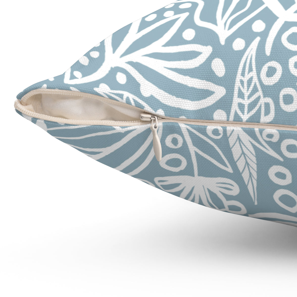 Thankful & Grateful Soft Blue Pumpkin Pillow