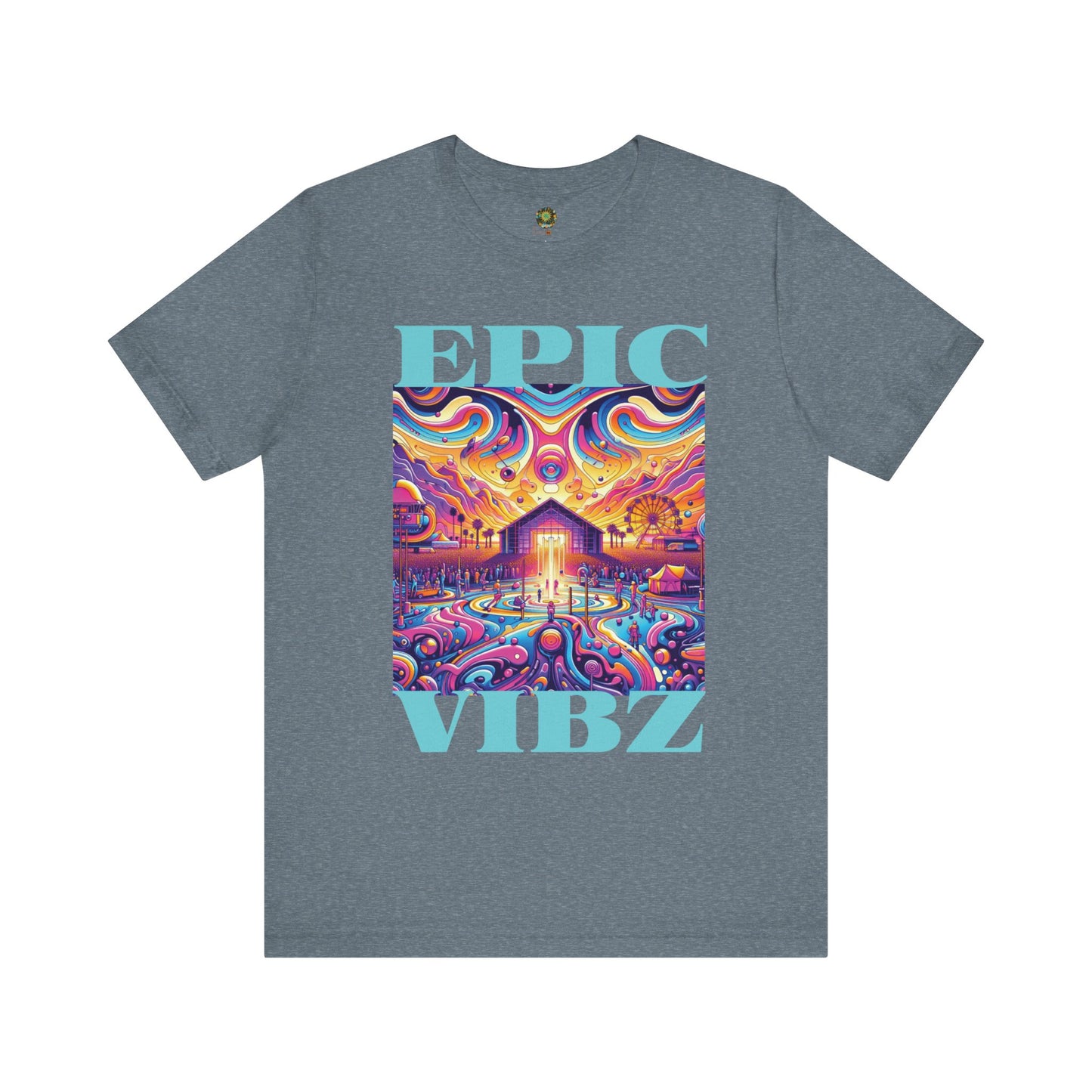 Epic Vibz Festival T-Shirt Bohemian Desert Music Tee for Music Lovers Groovy Festival Vibes Hippie Music Festival Wear