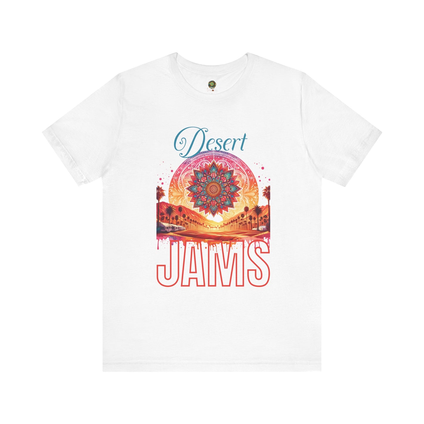 Desert Jams T-Shirt Aztec Bohemian Music Festival Tee for Desert Vibes Music Lovers and Festival Enthusiasts