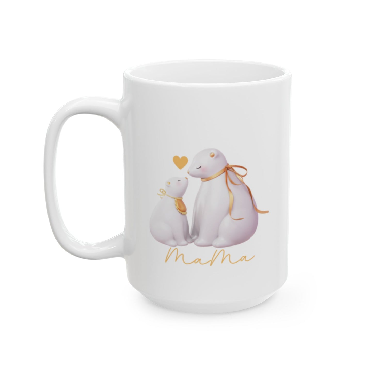 Mama Polar Bear Coffee Mug | Sweet Motherhood Gift for Mom