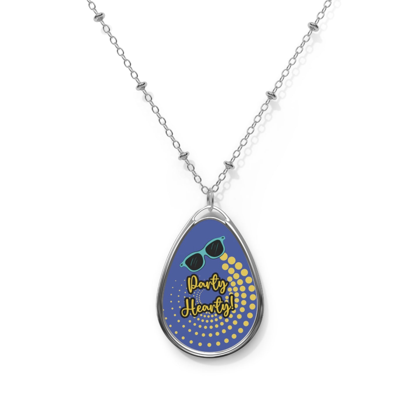 Party Hearty Necklace Fun Party Jewelry Music Lover Gift Celebration Chain Cute Sunglasses Pendant  Festival Jewelry Oasis by Alison