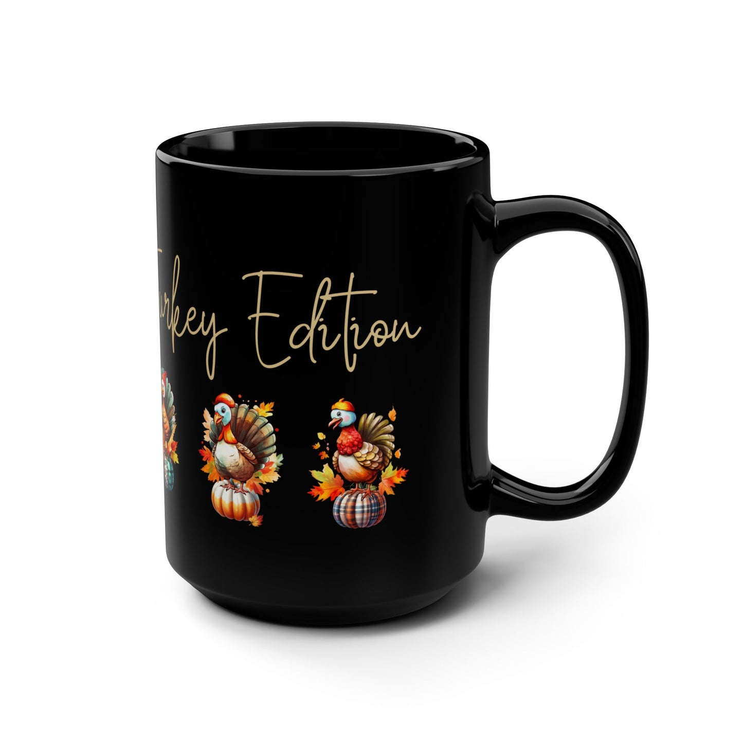 Whimsical Thanksgiving Turkey Mug for Millenials Holiday Turkey Squad Goals Coffee Mug Thanksgiving Gift Idea 15oz Seasonal Pumpkin Mug