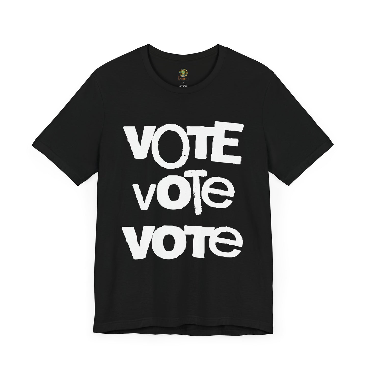 US Election 2024 T-Shirt Vote Vote Vote Bold Statement Tee for Civic Engagement Democracy Voting Rights