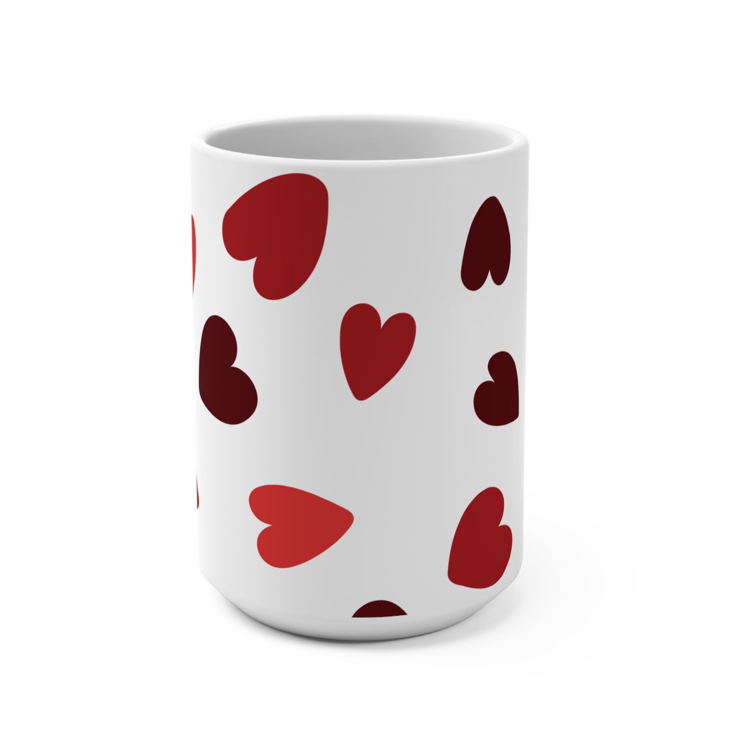 Valentine's Coffee Mug Gift Love-Themed Drinkware Unique Heart-Pattern Design Gift Idea for Lovers of Coffee And V-Day Special Occasion Mug