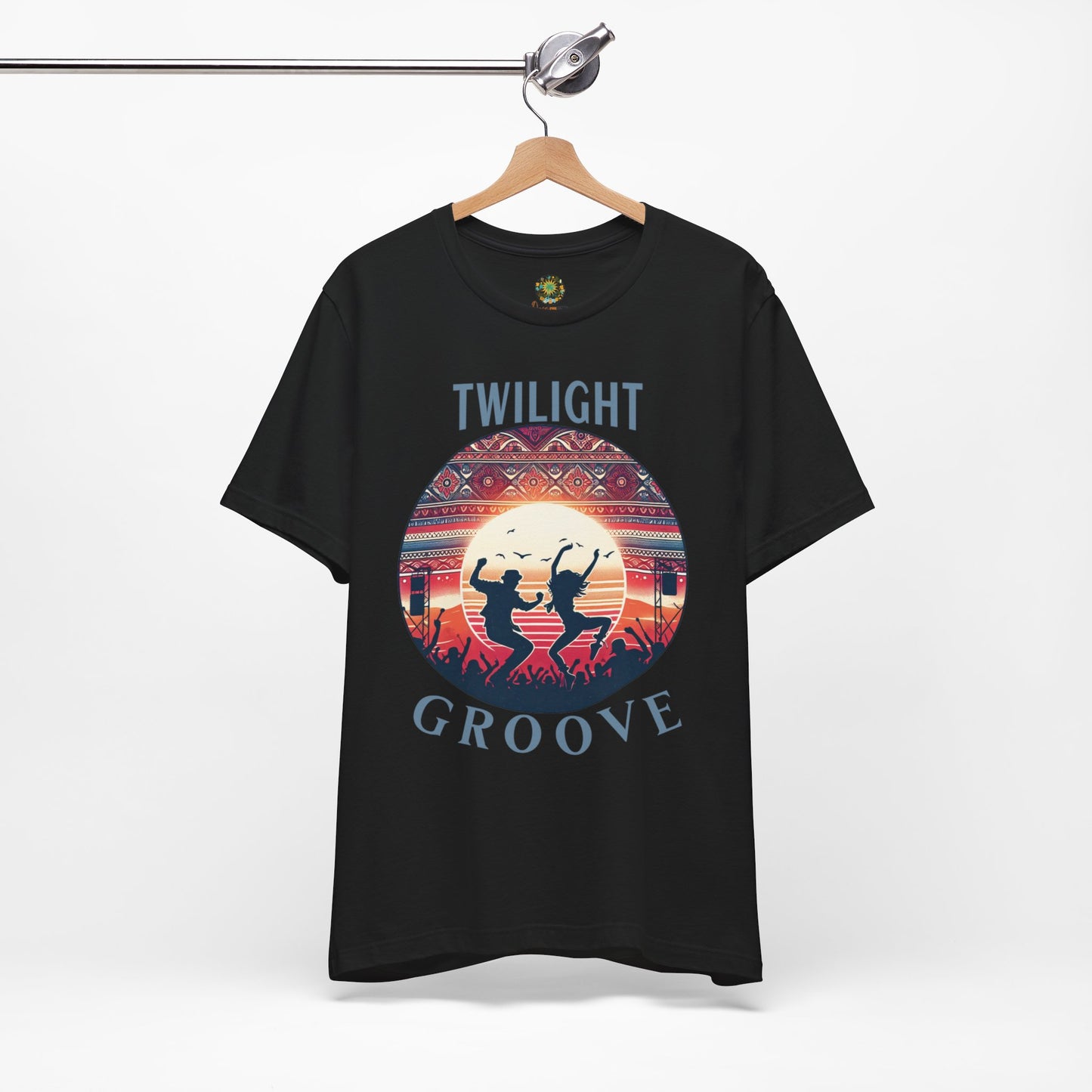 Festival Summer Shirt for Music Lovers Party in the Desert Tee Artistic Music Festival-Goers T-Shirt Retro Dance Shirt