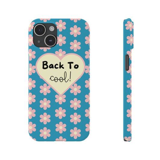 Back To School iPhone Case Floral Design Trendy Phone Cover Fashionable School Accessory Back To School Gear