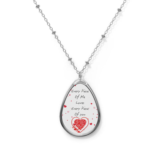 Love Inspired Romantic Keepsake Valentine's Pendant For Her Unconditional Love Jewelry Gift For Authentic Connections On V-Day and All Special Occasions