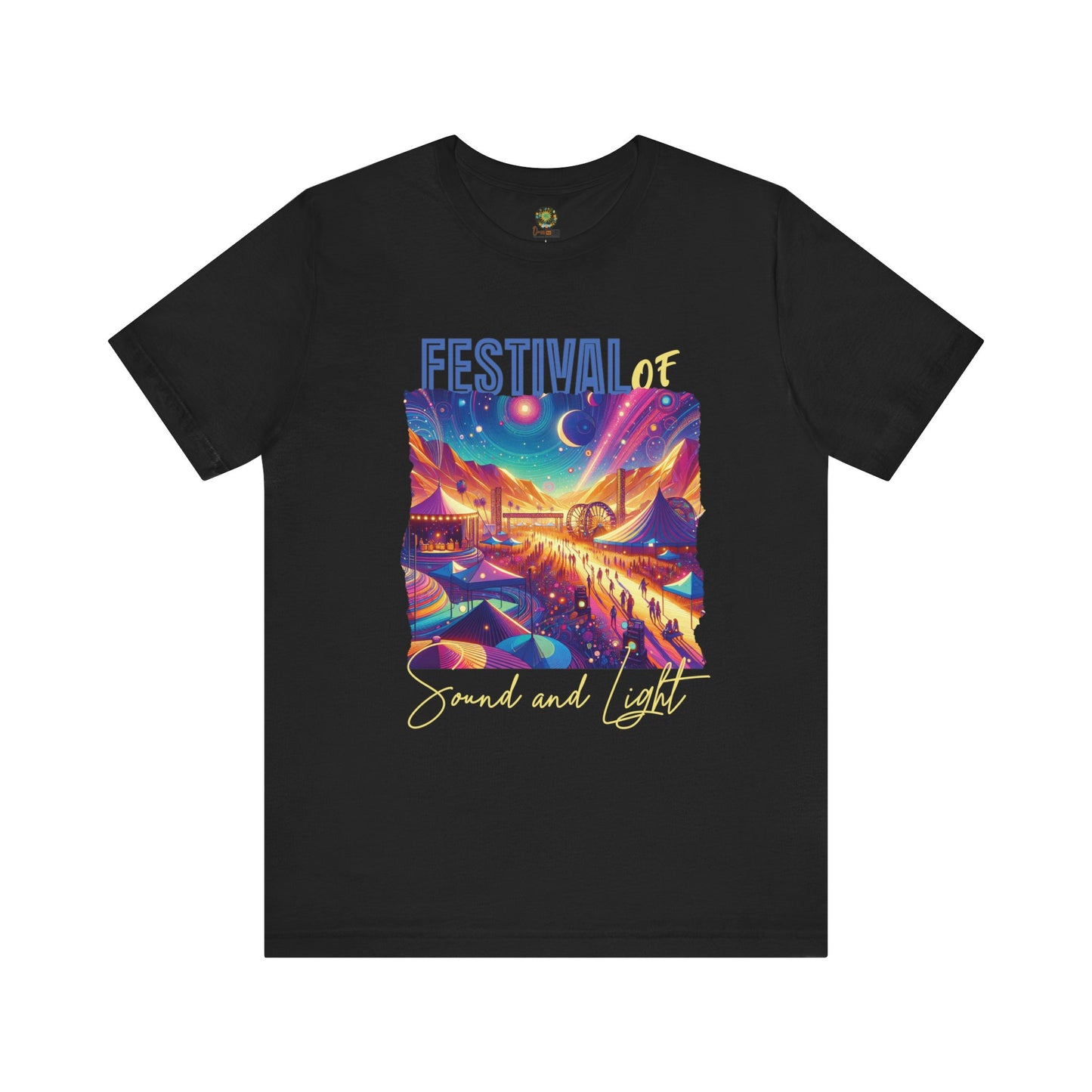 Summer Festival T Shirt for Music Lovers Artistic Desert Scene Festival of Sound and Light Shirt