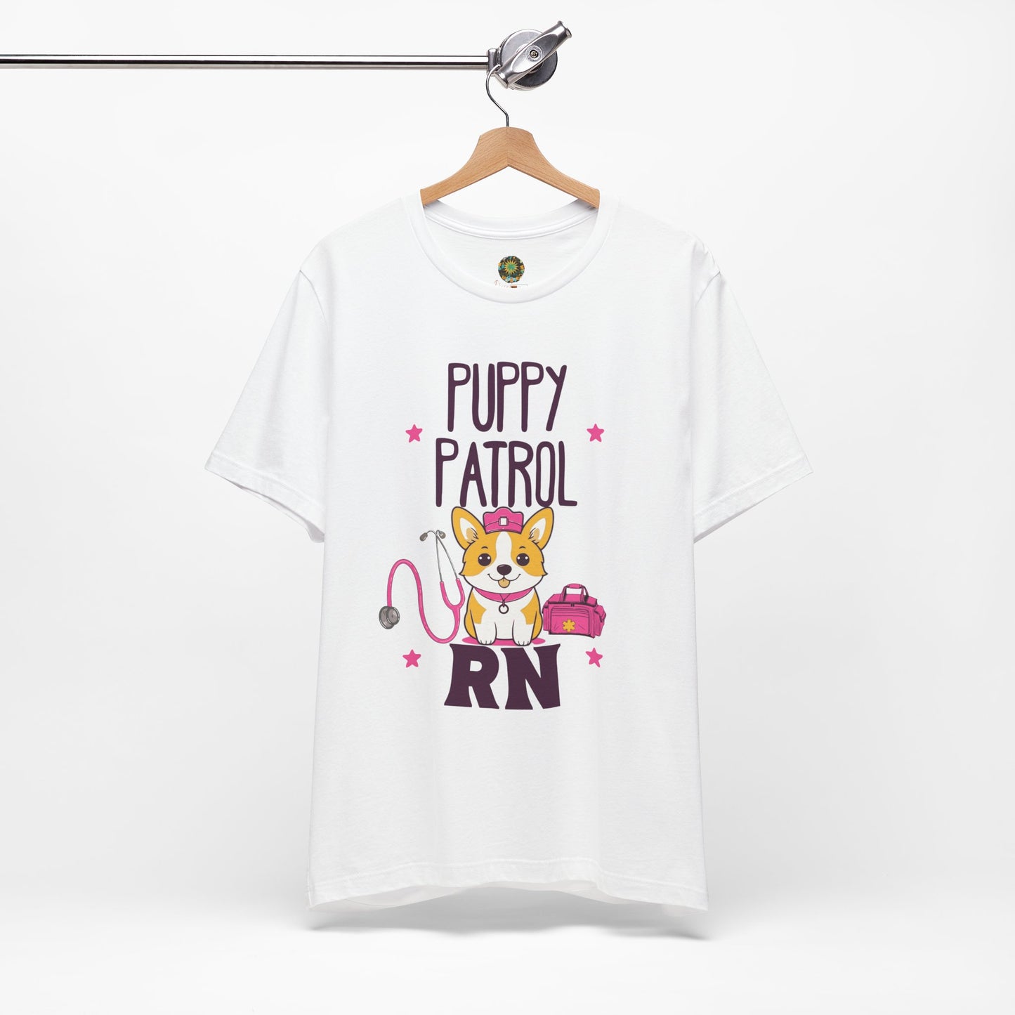 Funny Corgi RN T Shirt Nurse Dog Lover Gift Medical Field Appreciation T Shirt Cute Nurse Gift Idea