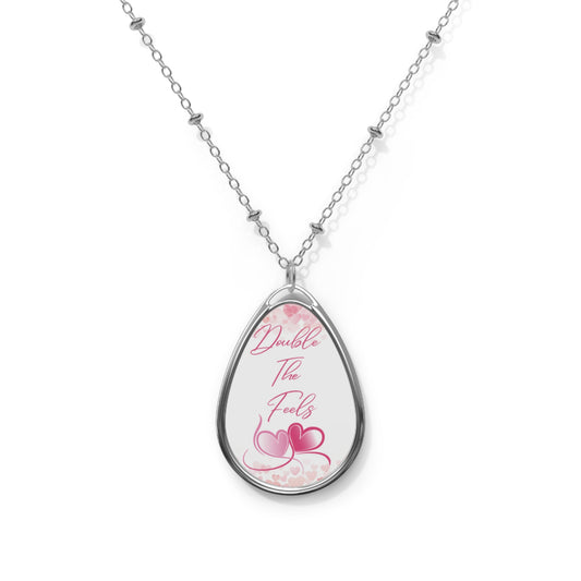 Romantic Two Hearts Necklace For Couples V-Day Jewelry For Anniversaries Hearts Love Pendant Timeless Keepsake Double The Feels Gift From Special Someone