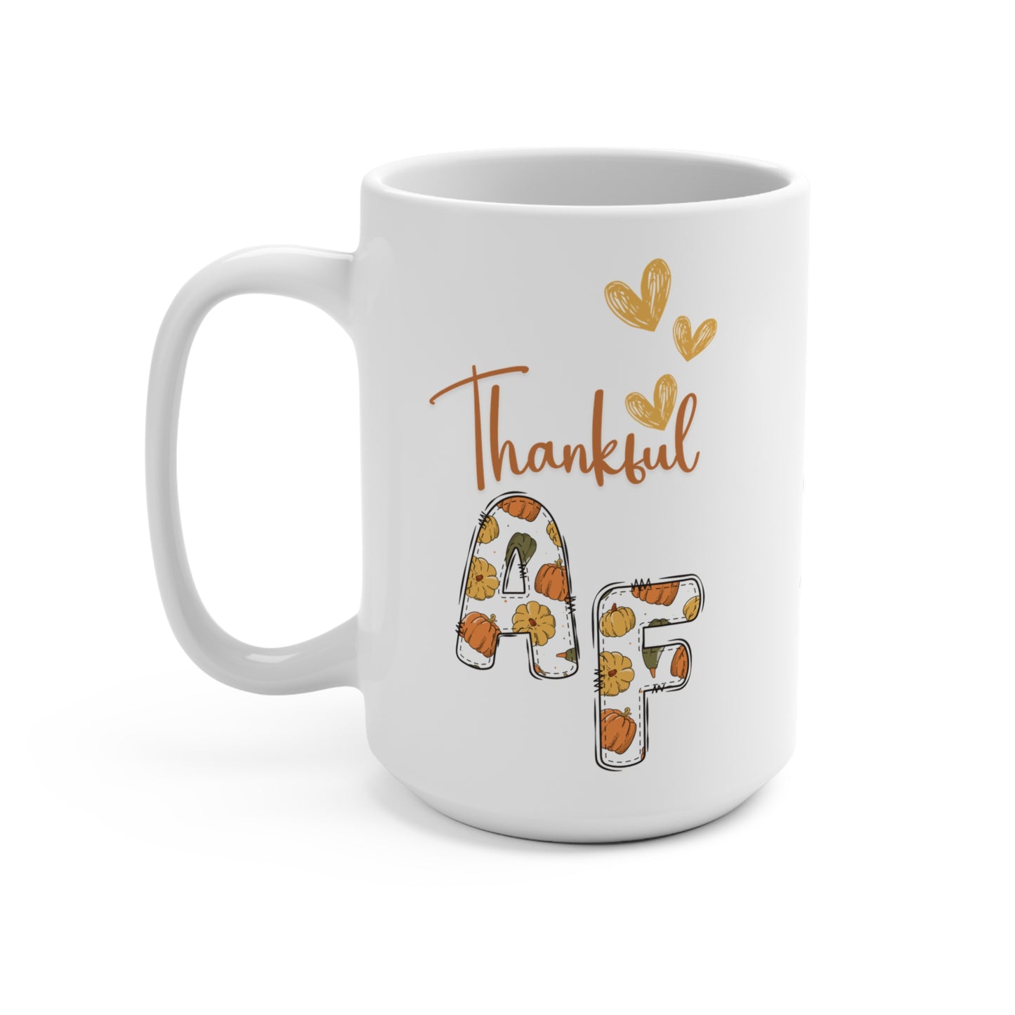 Funny Thanksgiving Turkey Gratitude Mug For Millenials Thankful and Grateful Young Adult Holiday Mug Hip Turkey With Sunglasses Gift Mug