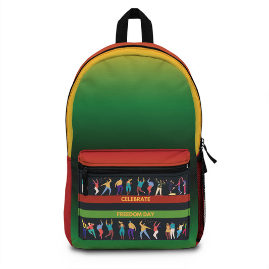 Juneteenth Backpack Bold Black Heritage Statement Travel Pack Eco-Friendly Freedom Day Accessory Gifting Students Activists Educators