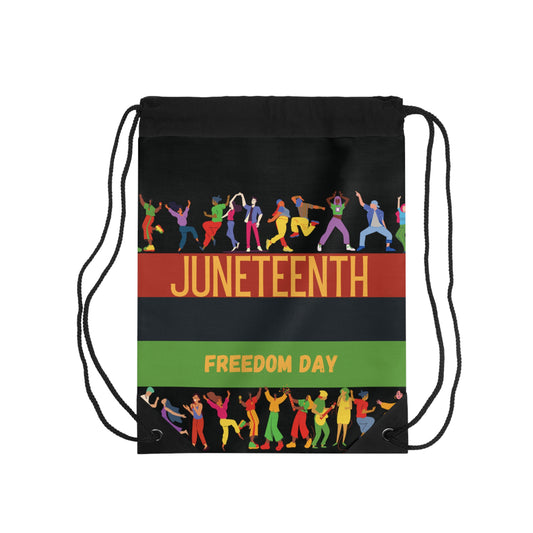 Freedom Day Drawstring Bag for Juneteenth Backpack for Diversity Liberty Tote Gift for Emancipation Day