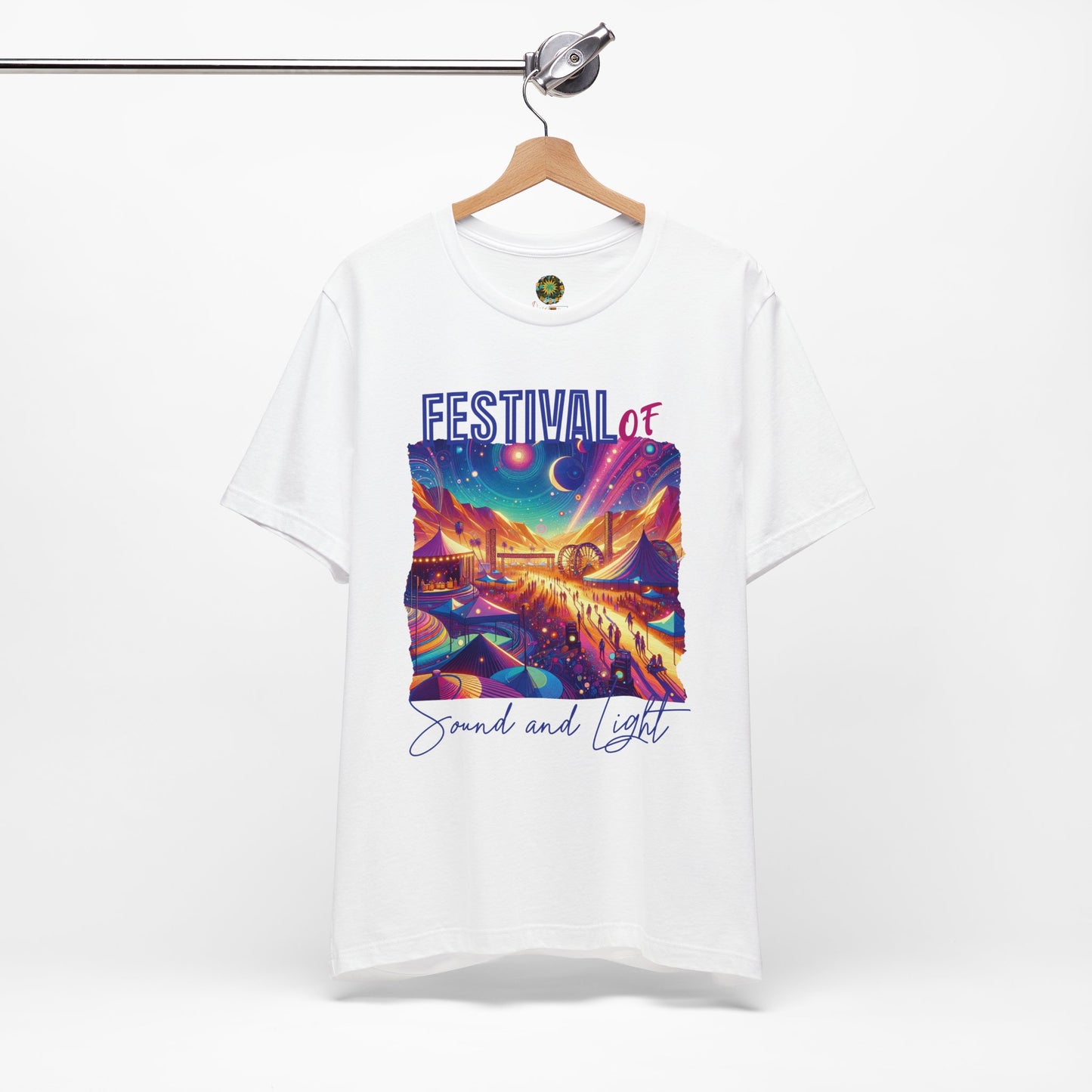 Summer Festival T Shirt for Music Lovers Artistic Desert Scene Festival of Sound and Light Shirt