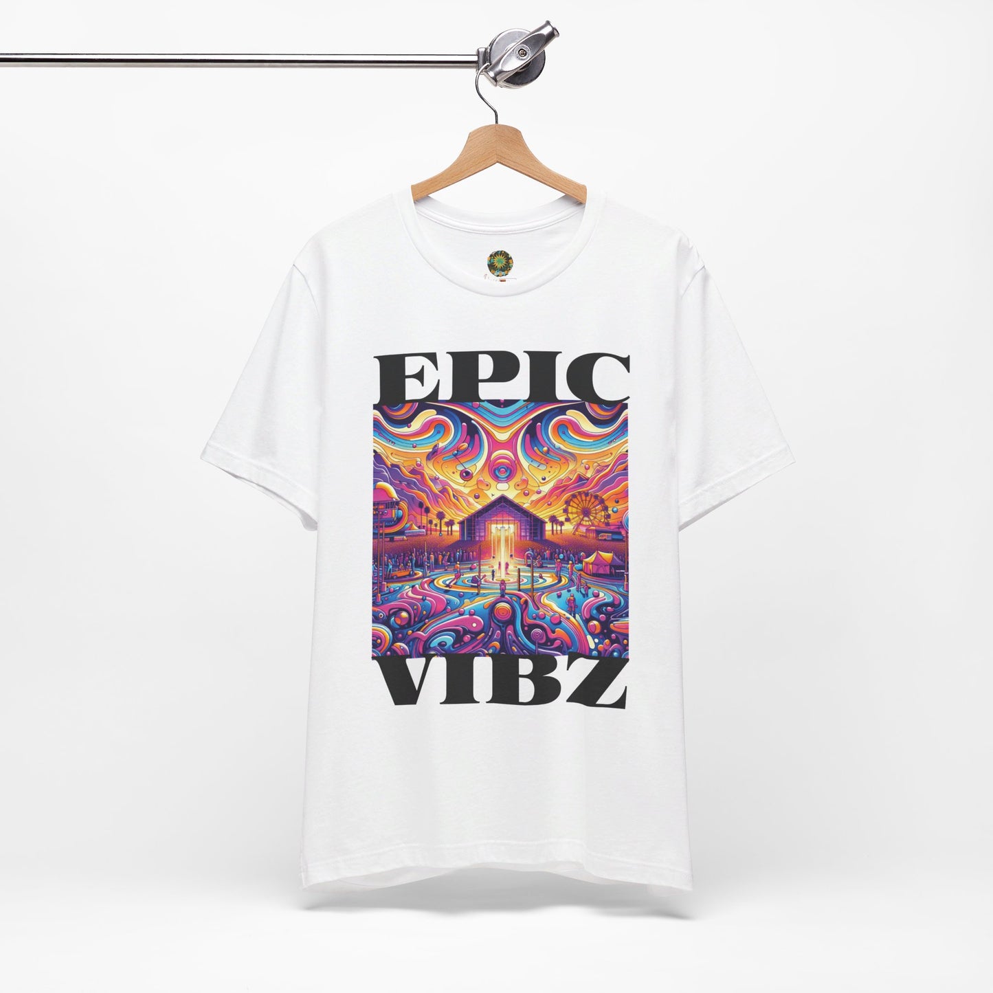 Epic Vibz Festival T-Shirt Bohemian Desert Music Tee for Music Lovers Groovy Festival Vibes Hippie Music Festival Wear