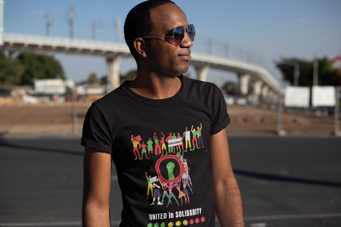 Juneteenth United in Solidarity Tee Community Awareness Cultural Heritage Wear Resilience and Pride Empowering Afrocentric Celebration T-Shirt