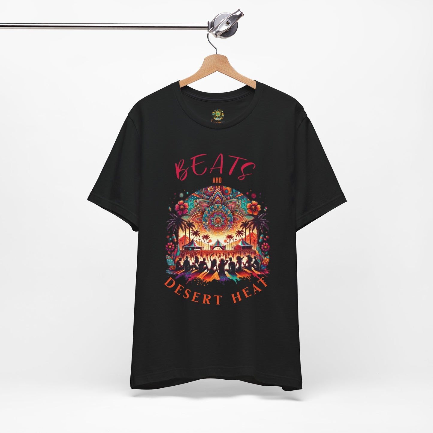 Festival T Shirt for Music Lovers Party in the Desert Tee Artistic Trendy Festival Design Shirt for Festival Goers