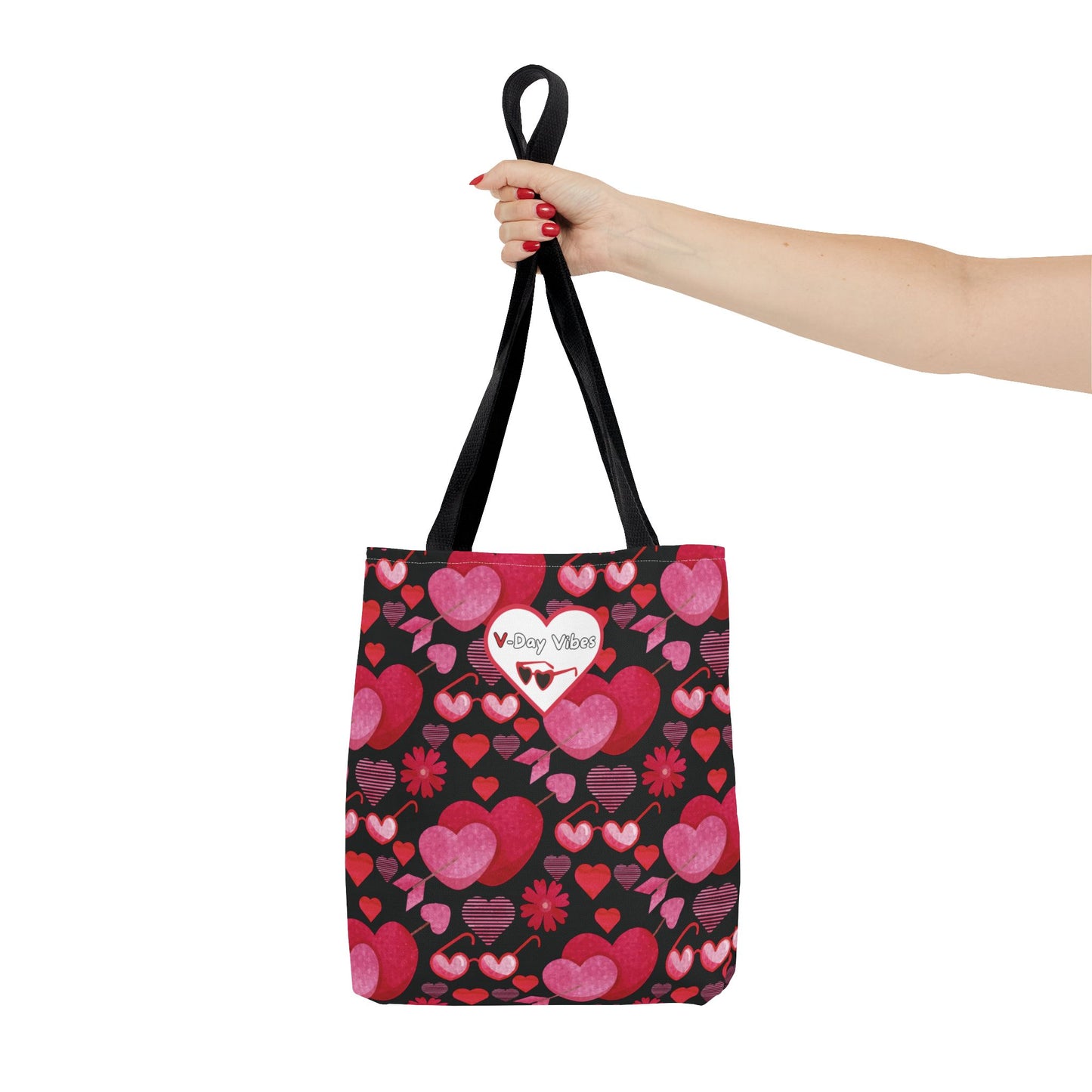 V-Day Vibes Tote for Love and Romance Perfect Valentine's Gift Tote for Her Fun and Playful Bold Design Love Tote Perfect Gift Bag for Valentine